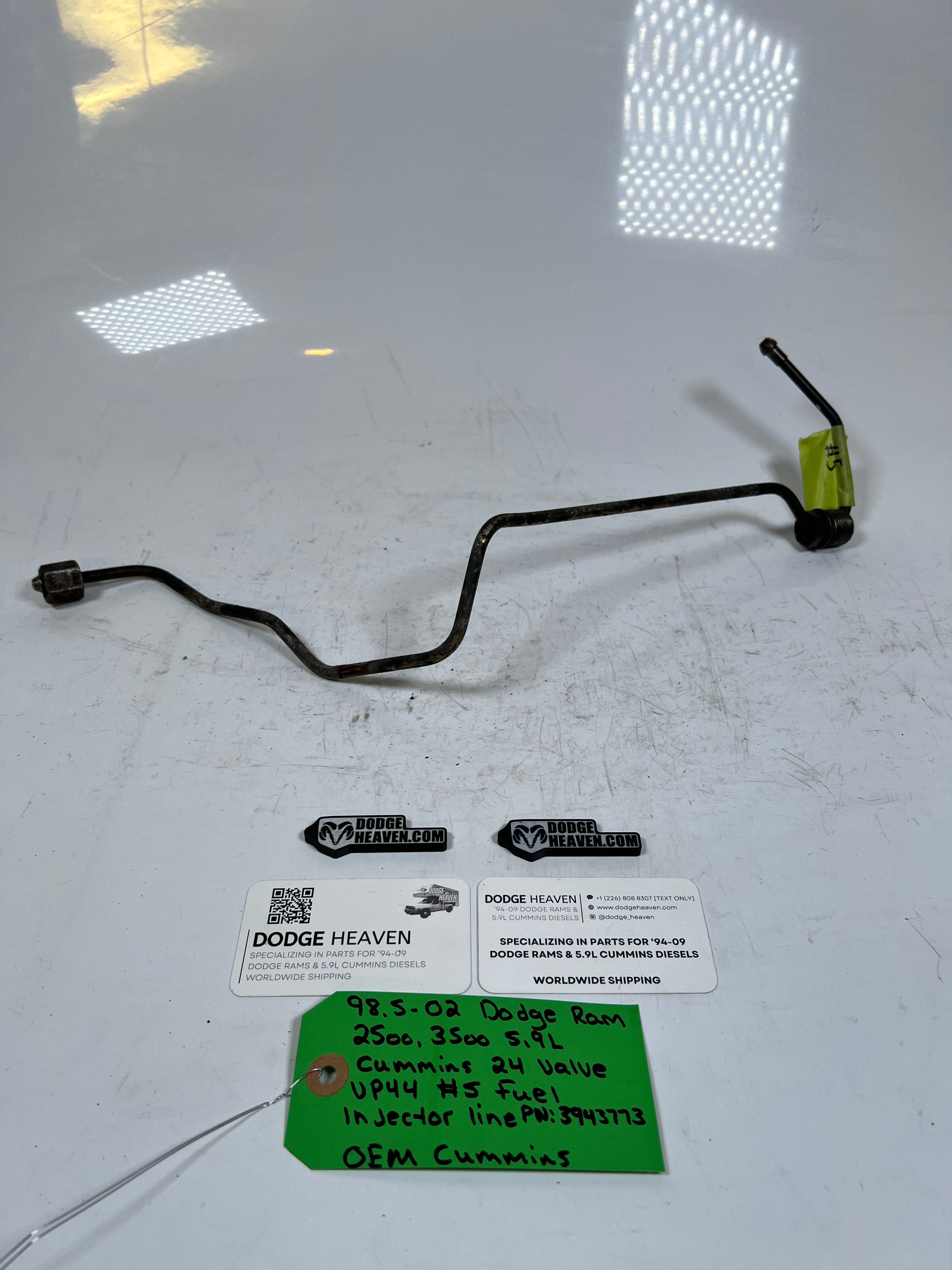 1998.5-2002 Dodge Ram 5.9L 24 Valve #5 Fuel injector Line
