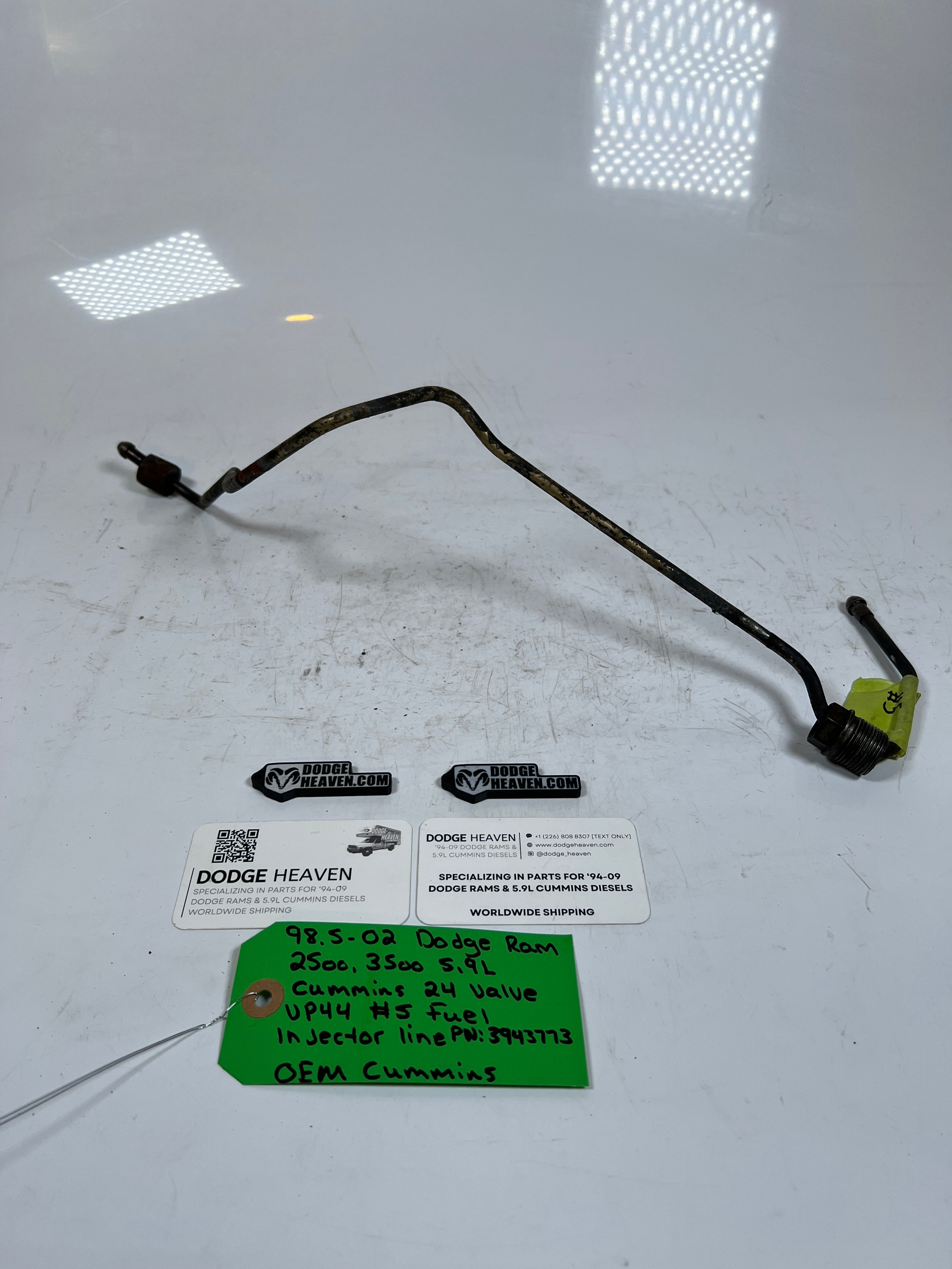 1998.5-2002 Dodge Ram 5.9L 24 Valve #5 Fuel injector Line