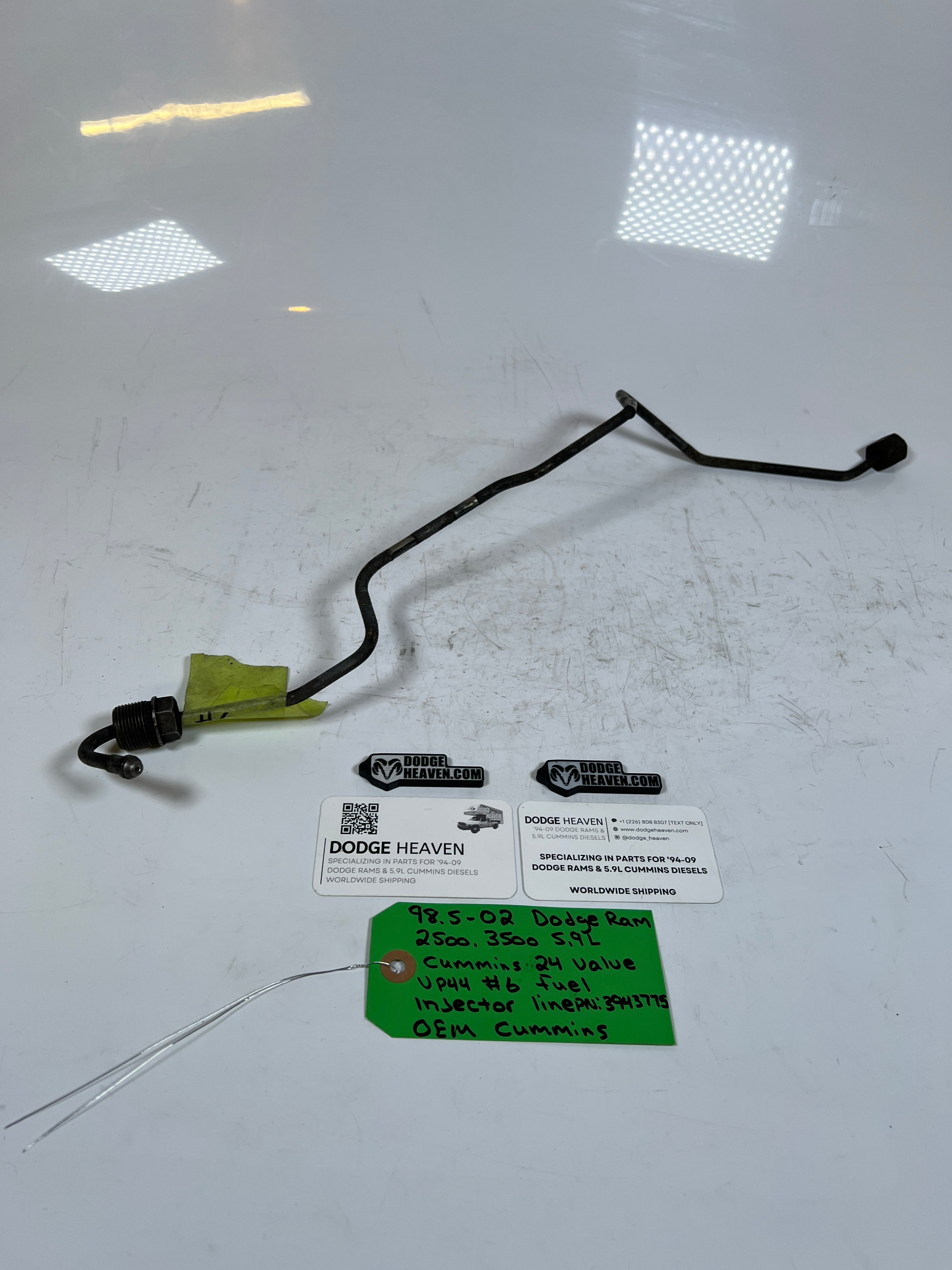 1998.5-2002 Dodge Ram 5.9L 24 valve #6 Fuel Injector Line
