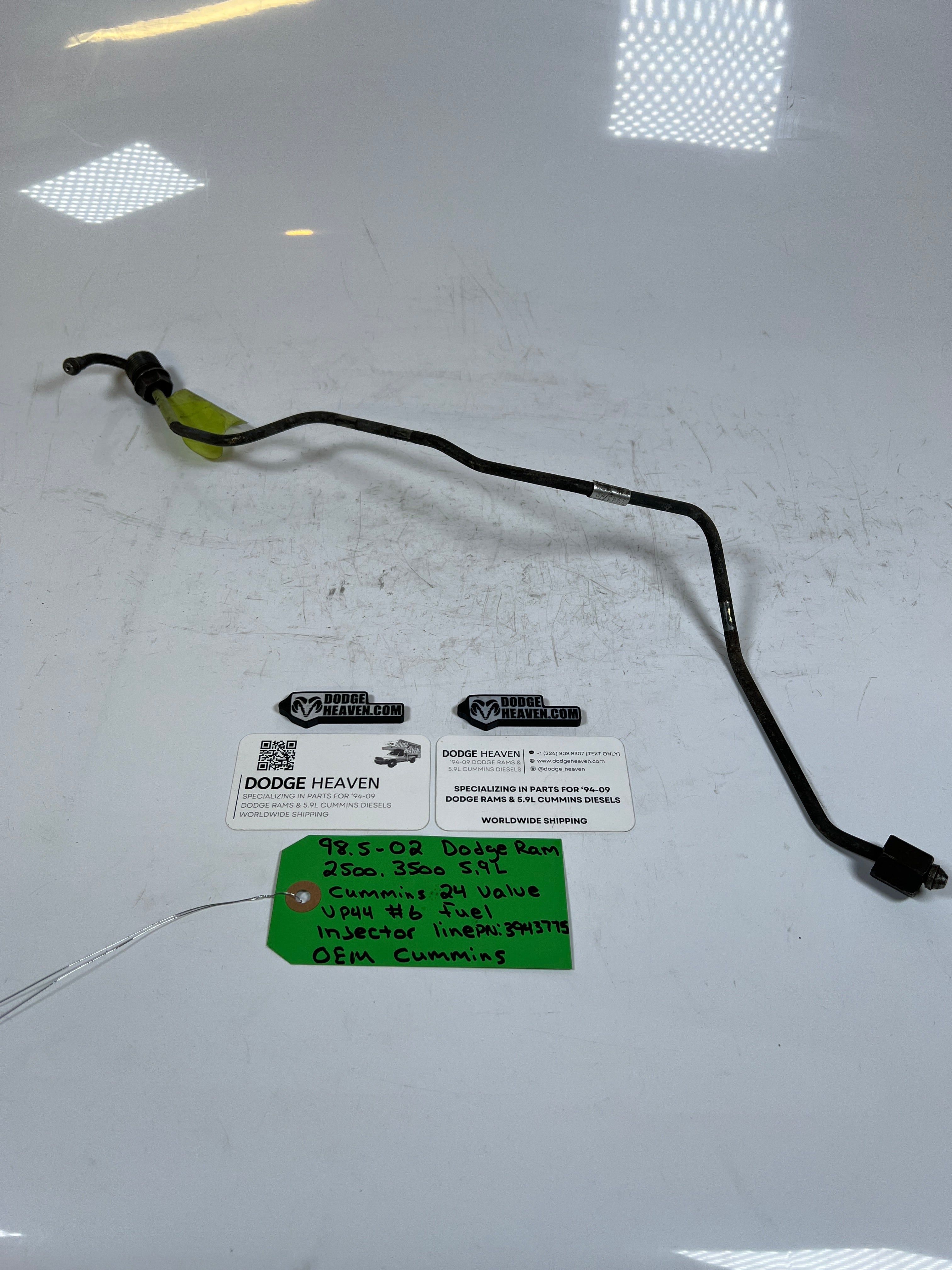 1998.5-2002 Dodge Ram 5.9L 24 valve #6 Fuel Injector Line