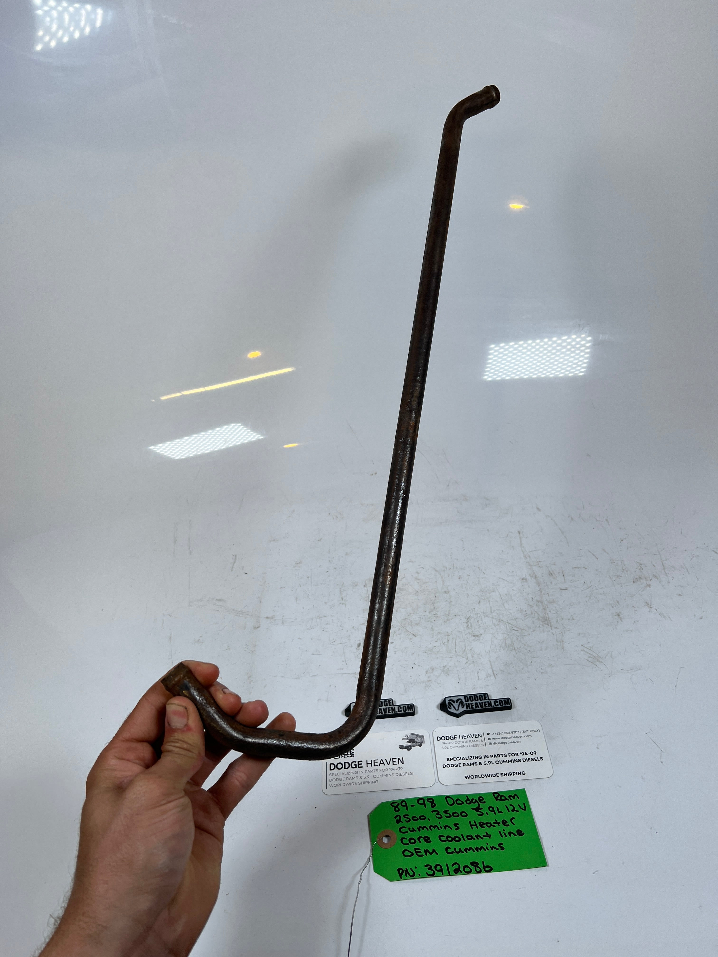 1989-1998 Dodge Ram 5.9L 12V Cummins Heater Core Coolant Line