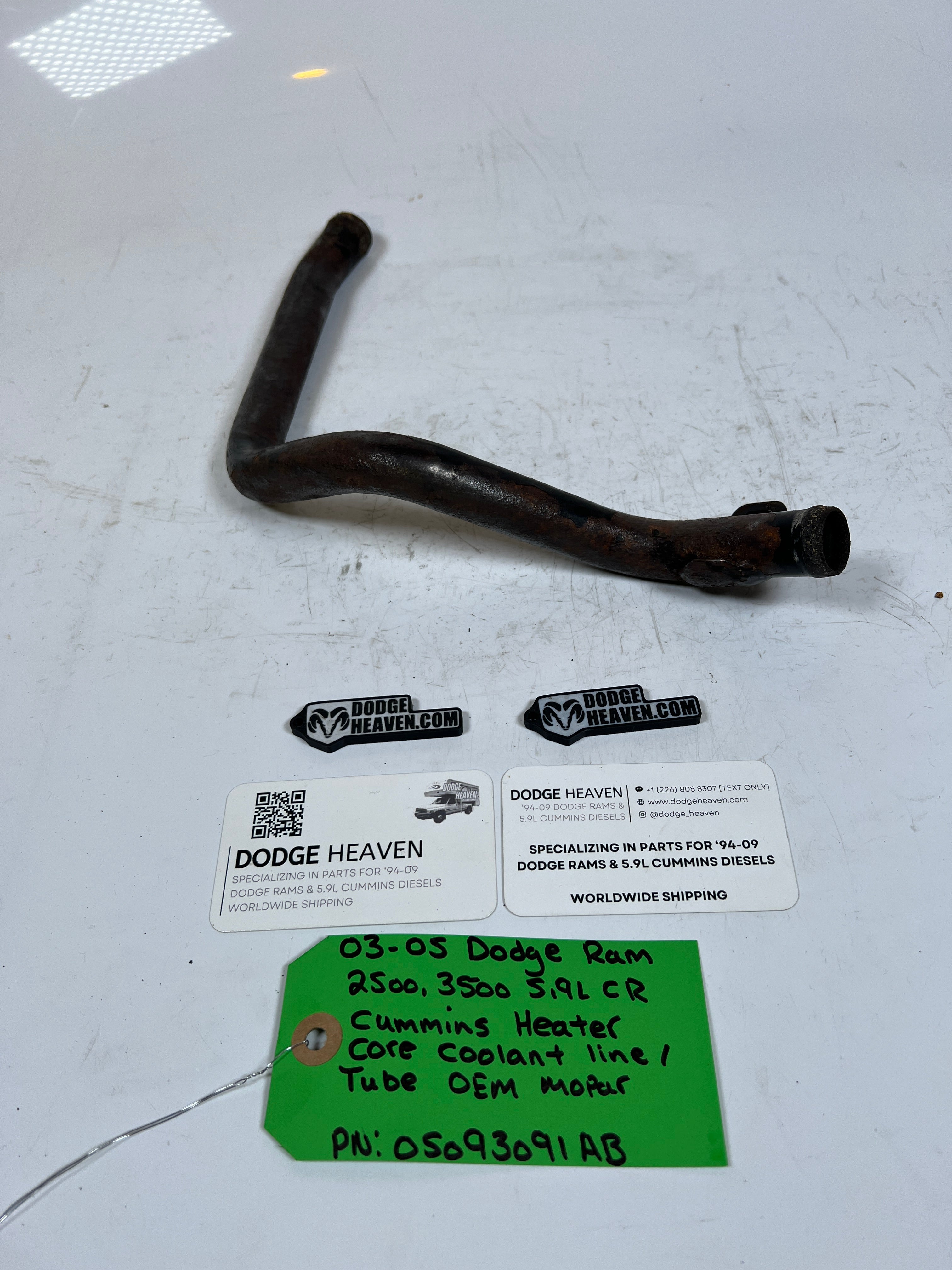 2003-2005 Dodge Ram 5.9L CR Cummins Heater Core Coolant Line
