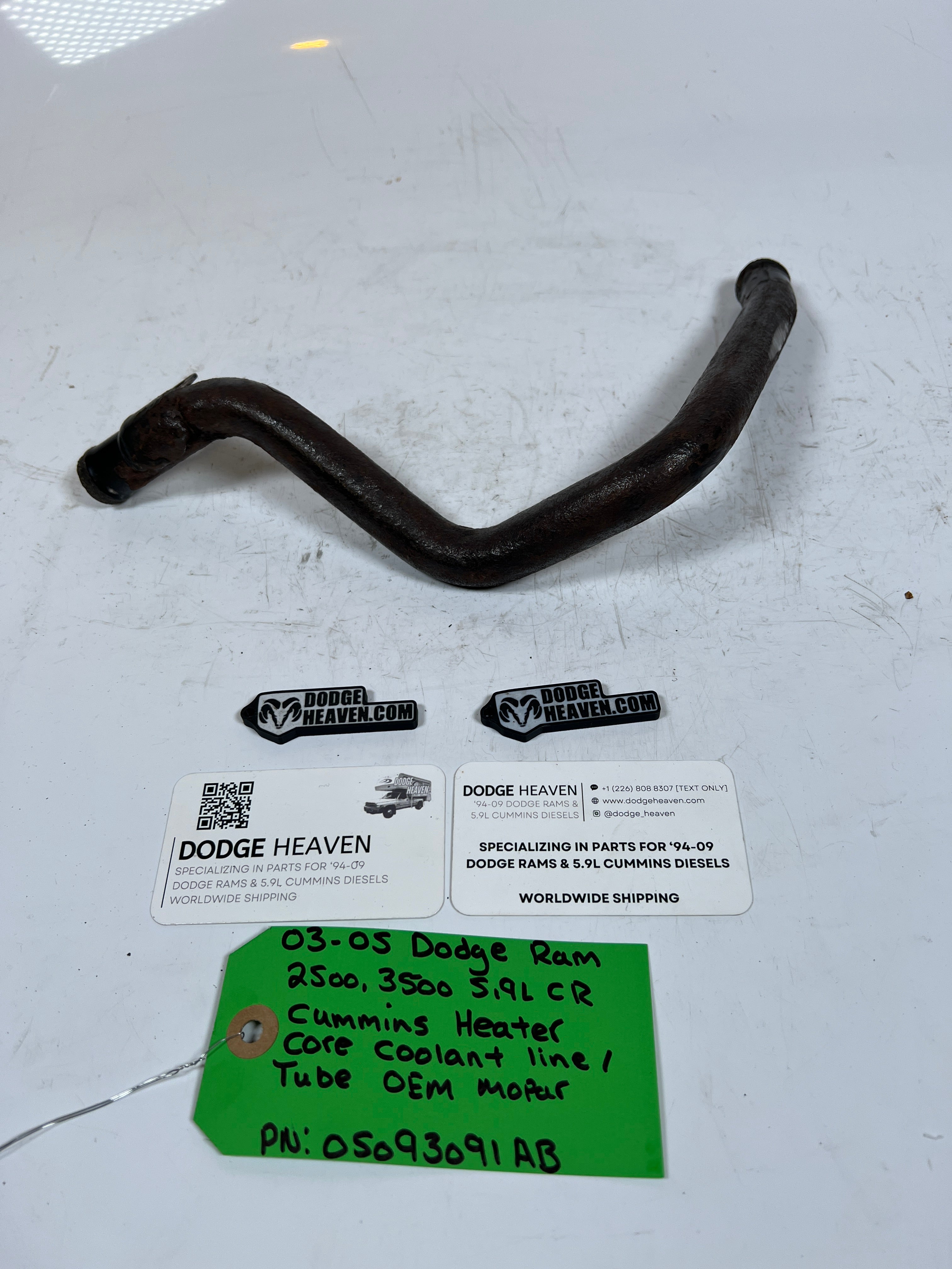 2003-2005 Dodge Ram 5.9L CR Cummins Heater Core Coolant Line