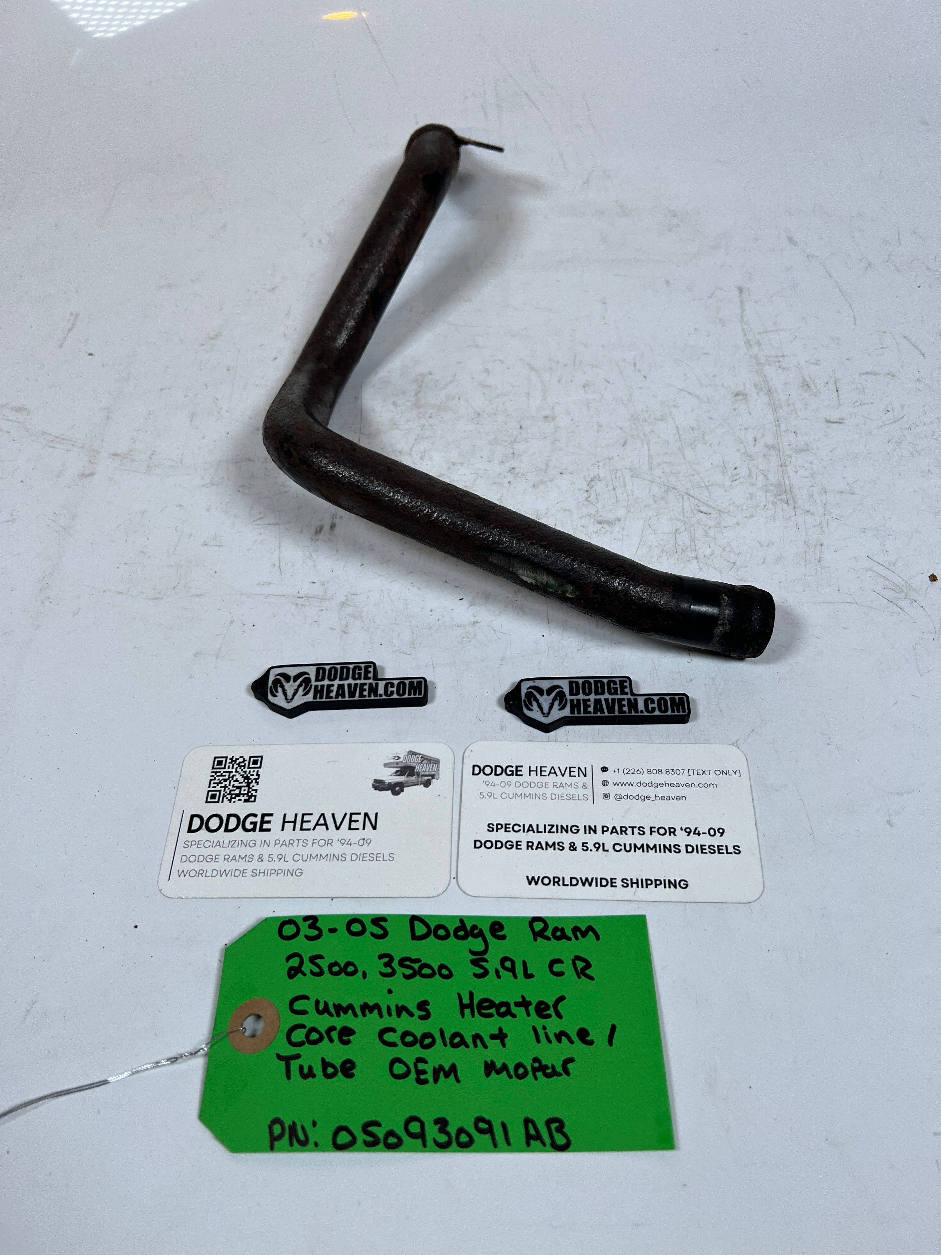 2003-2005 Dodge Ram 5.9L CR Cummins Heater Core Coolant Line