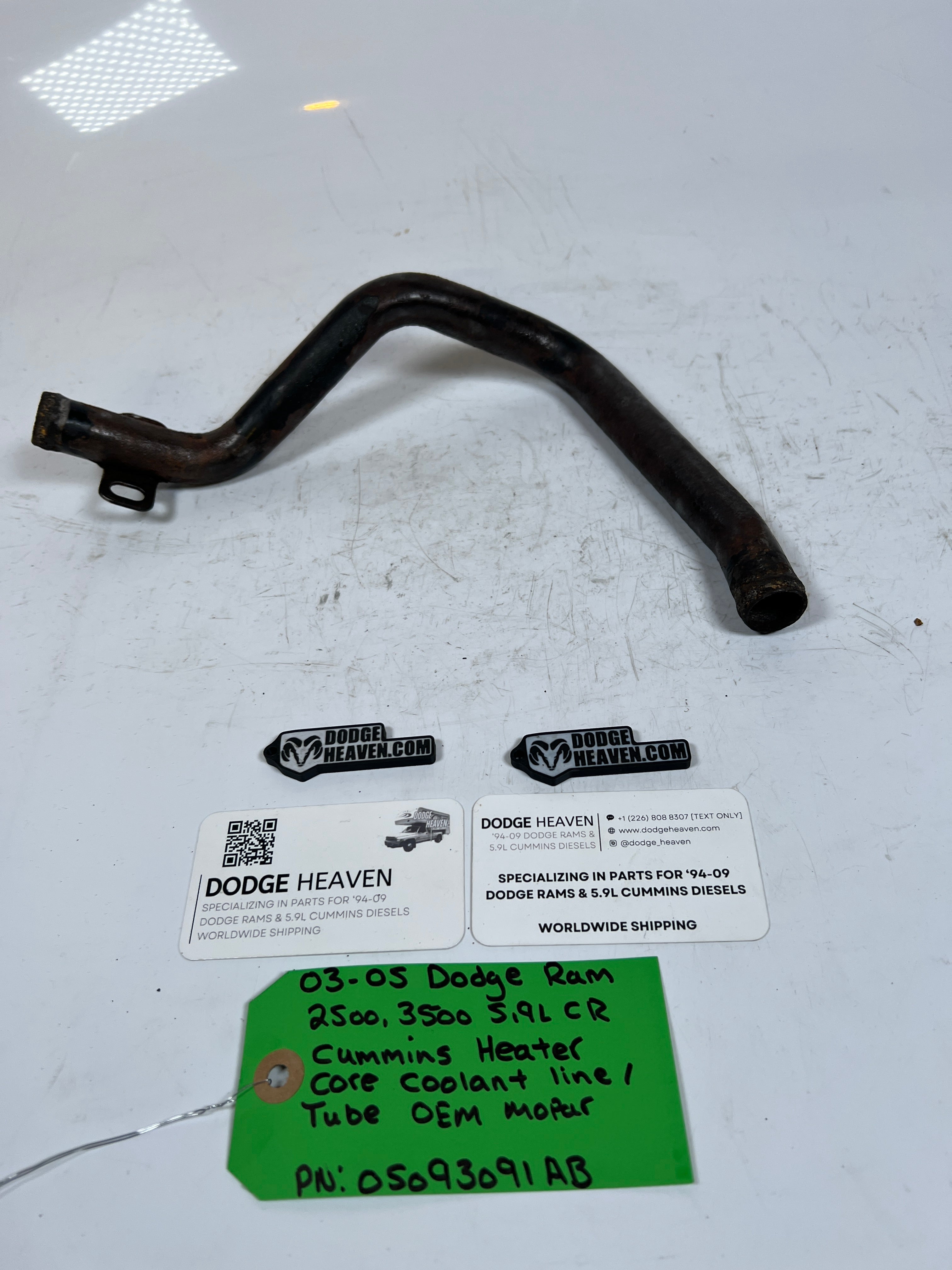 2003-2005 Dodge Ram 5.9L CR Cummins Heater Core Coolant Line