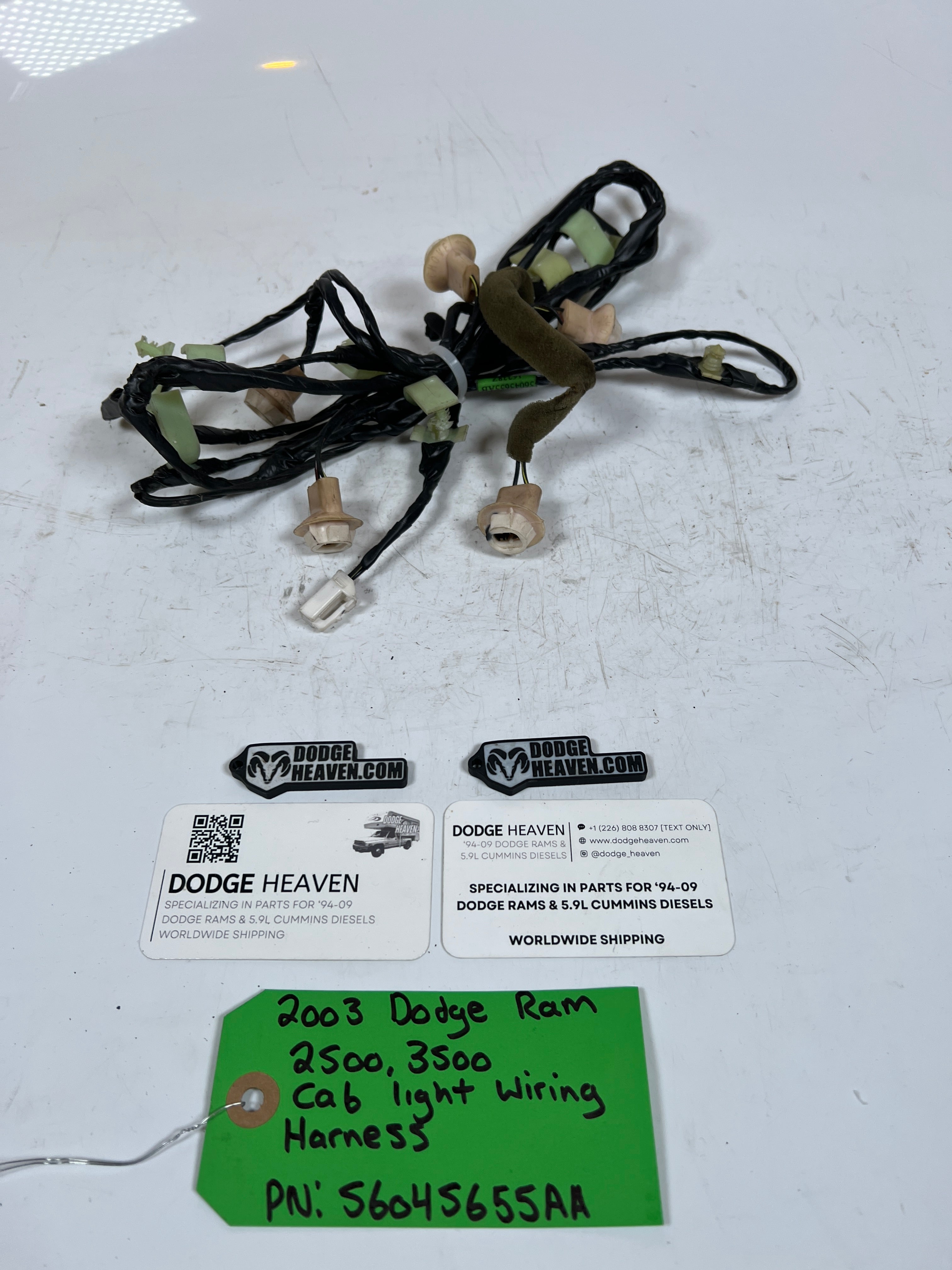 2003-2003 Dodge Ram 2500 3500 Cab Light Wiring Hanress