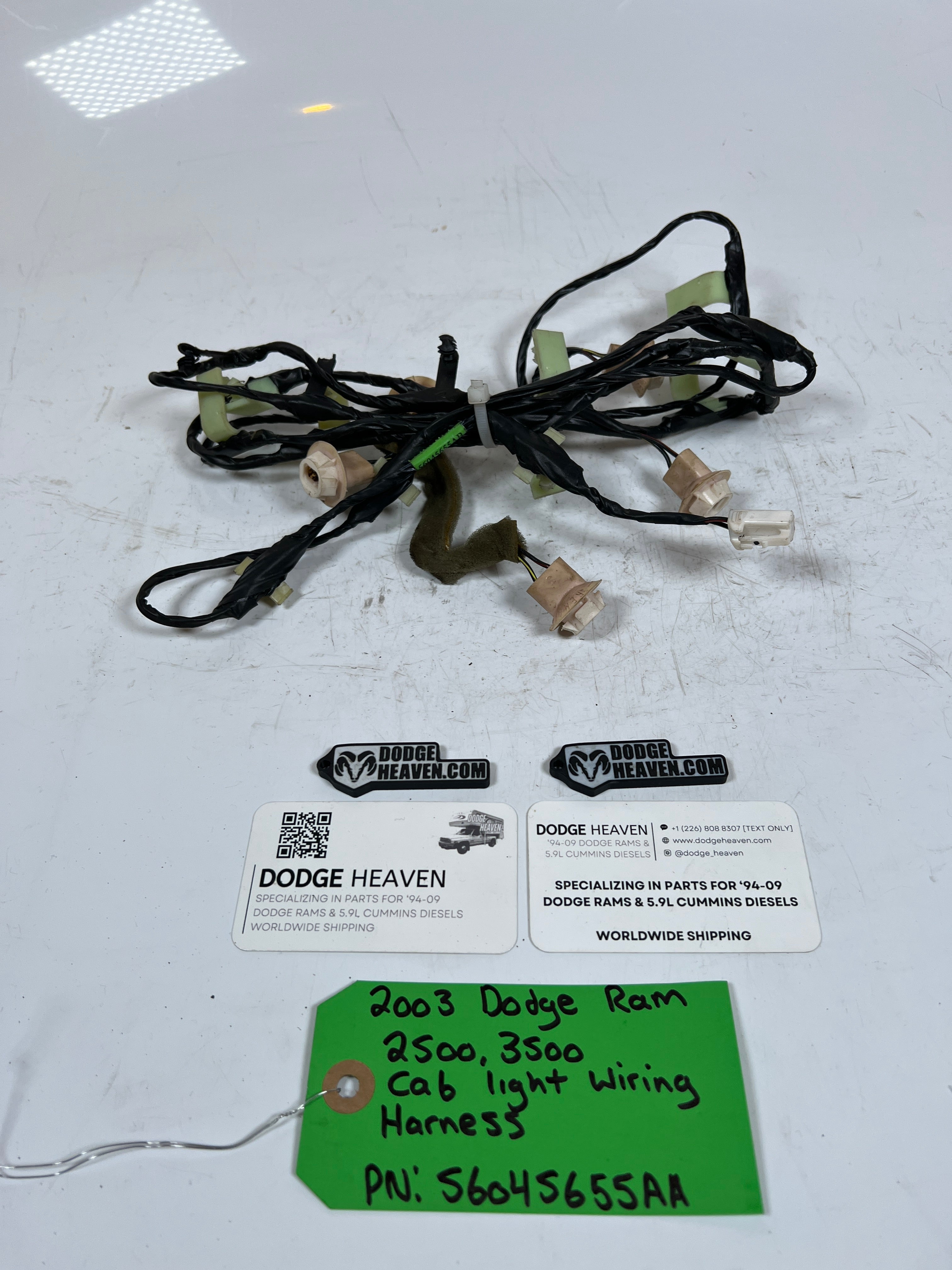 2003-2003 Dodge Ram 2500 3500 Cab Light Wiring Hanress