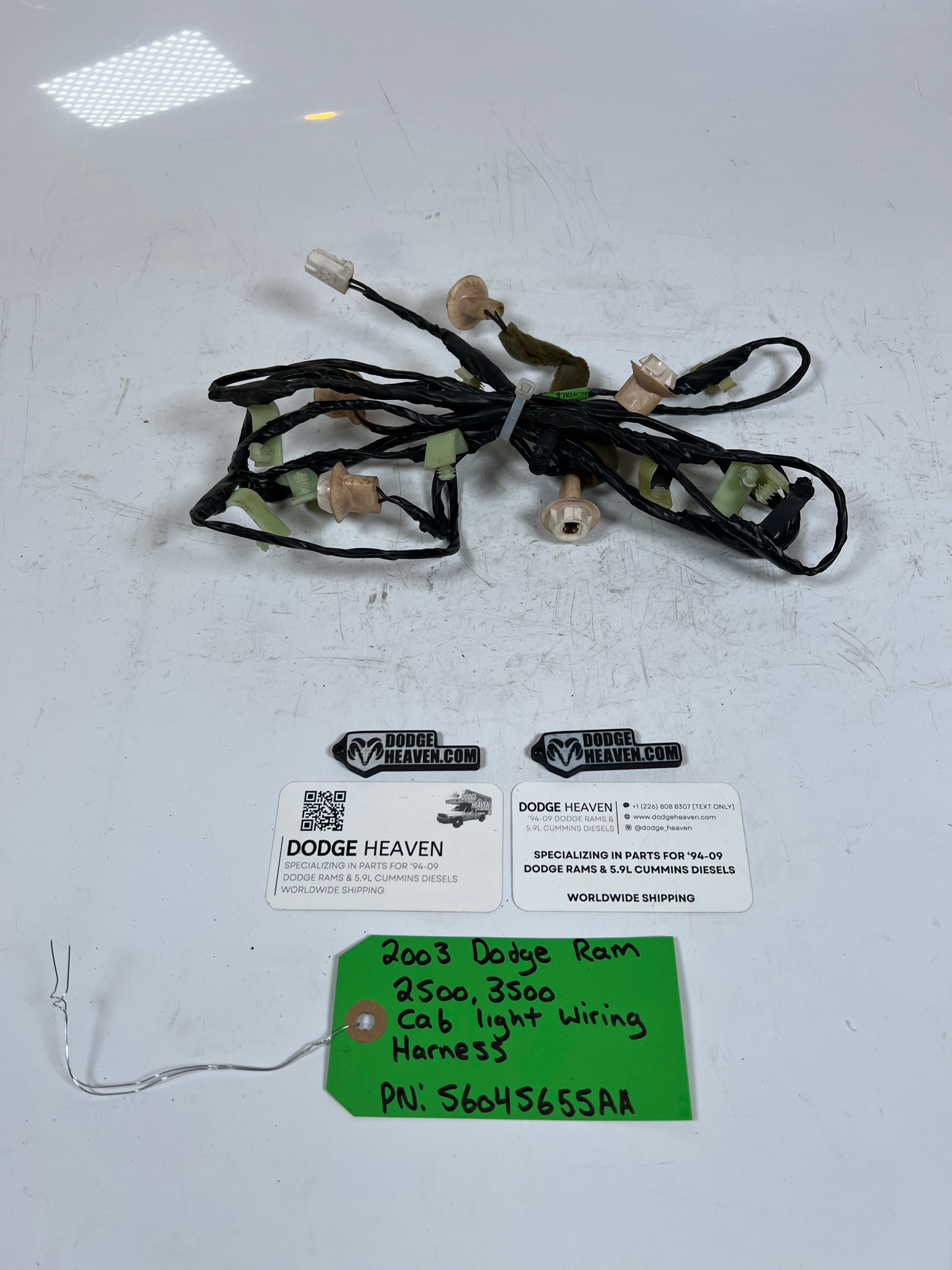 2003-2003 Dodge Ram 2500 3500 Cab Light Wiring Hanress