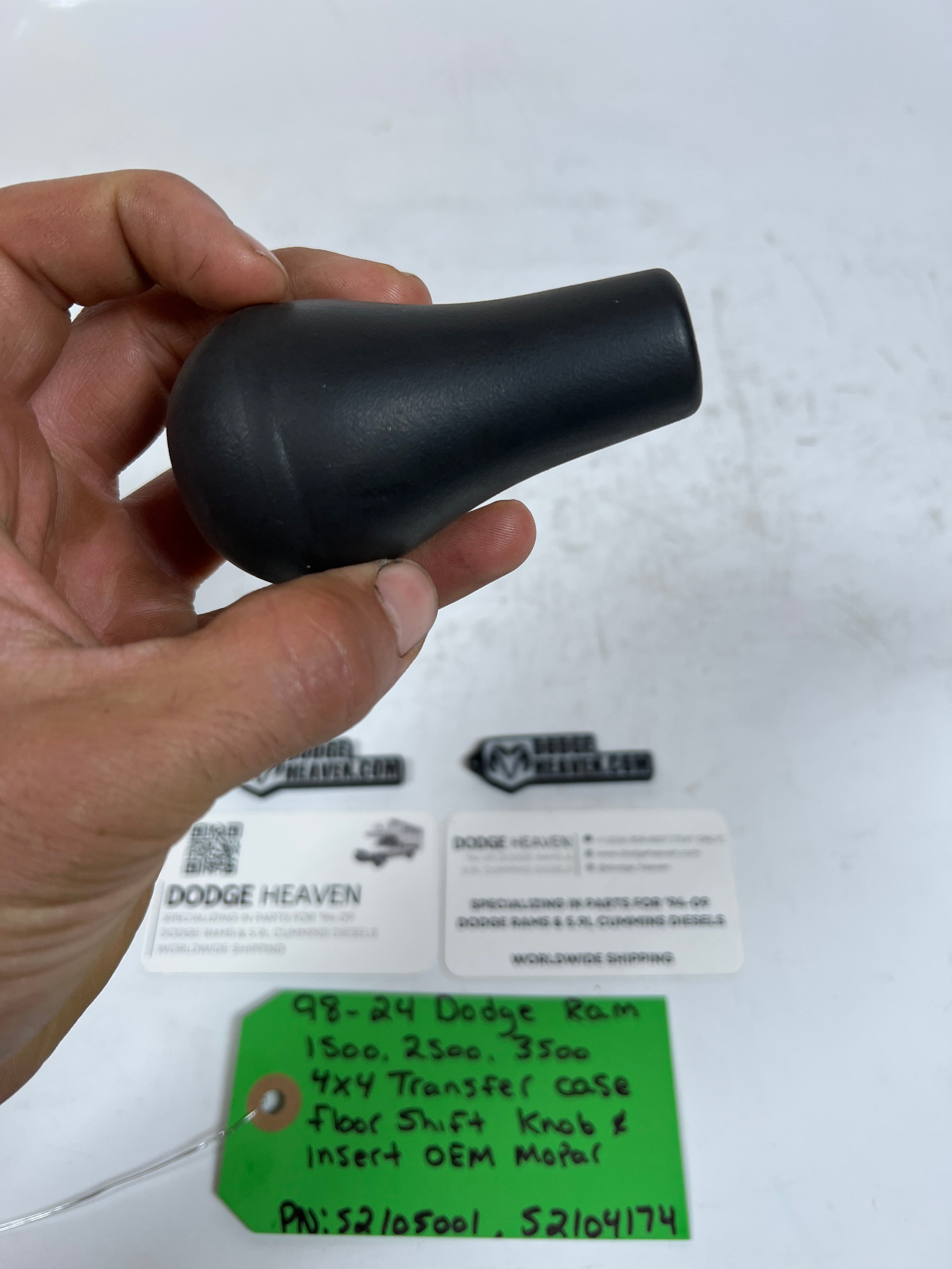 1998-2024 Dodge Ram 1500-3500 4x4 Transfer Case Floor Shift Knob & Insert