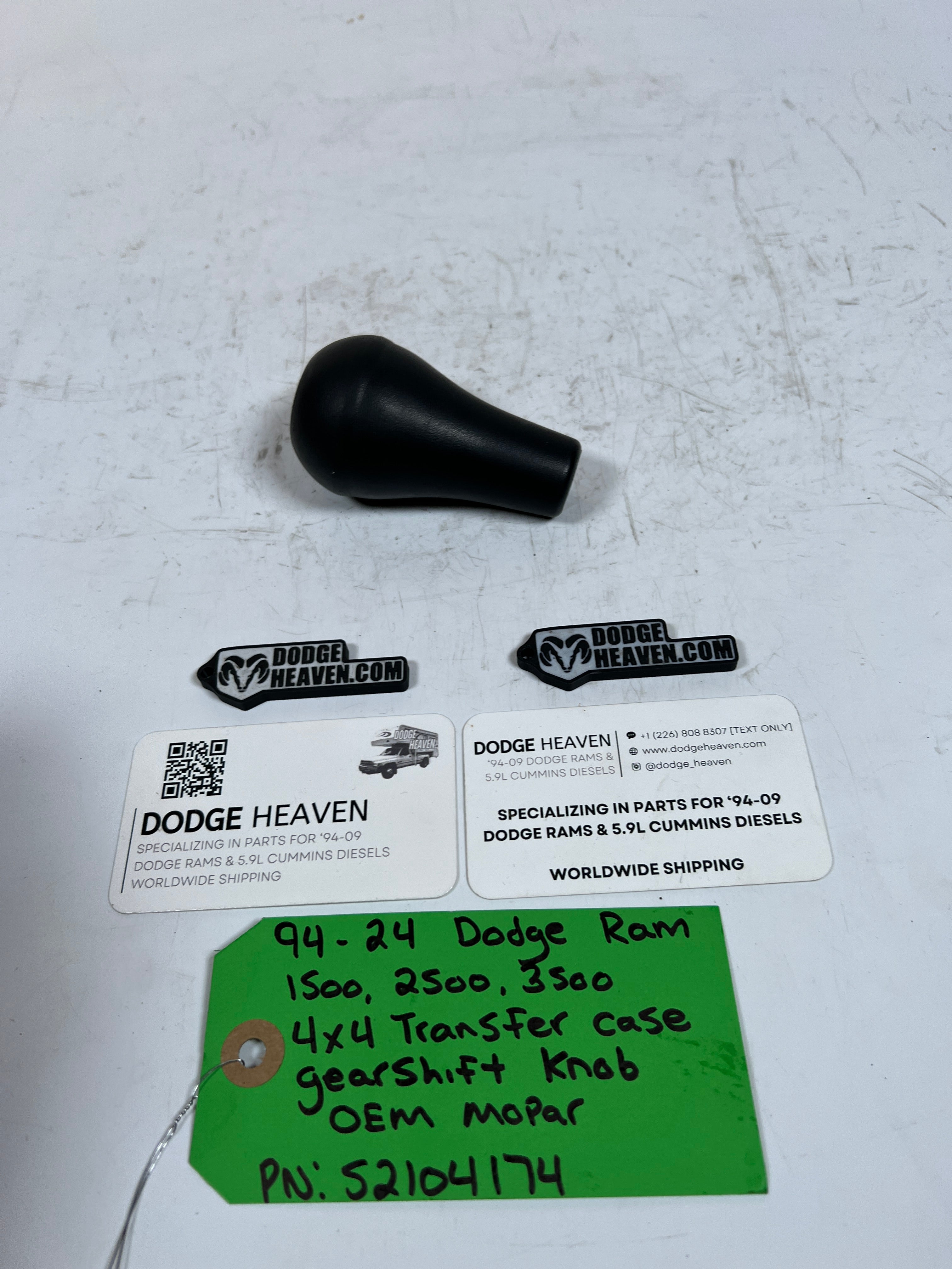 1994-2024 Dodge Ram 1500-3500 4x4 Transfer Case Gear Shifter Knob
