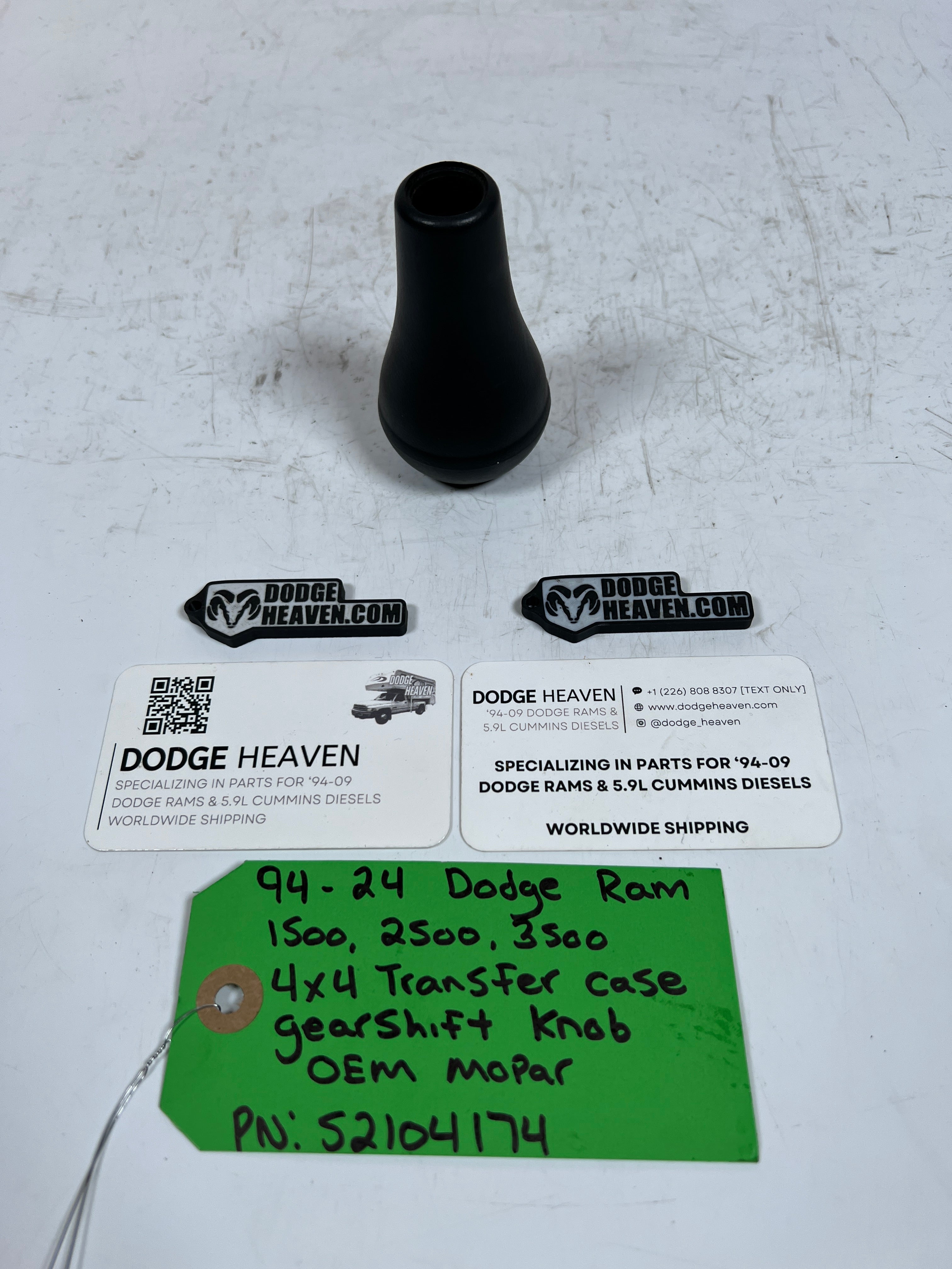 1994-2024 Dodge Ram 1500-3500 4x4 Transfer Case Gear Shifter Knob