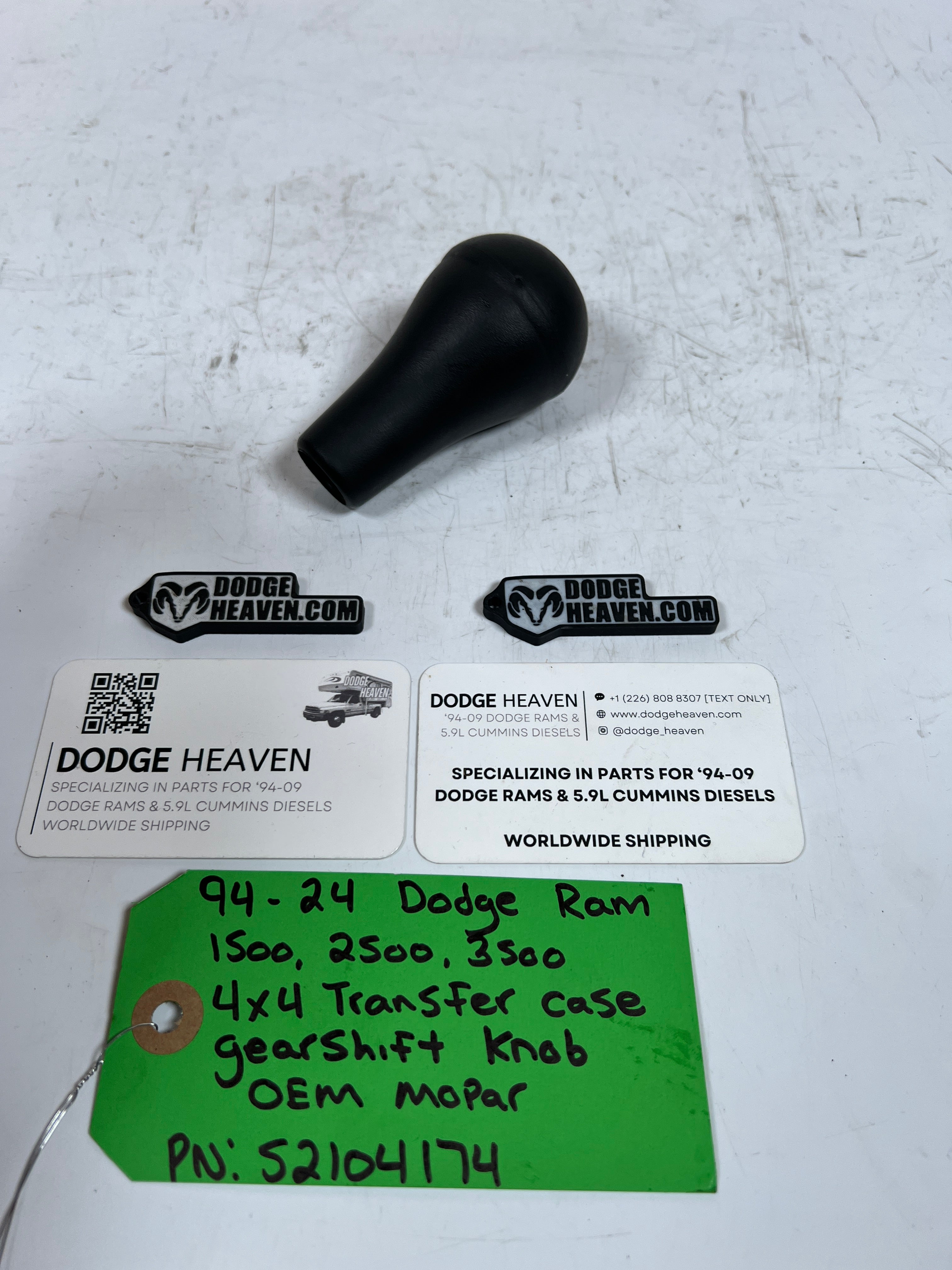 1994-2024 Dodge Ram 1500-3500 4x4 Transfer Case Gear Shifter Knob