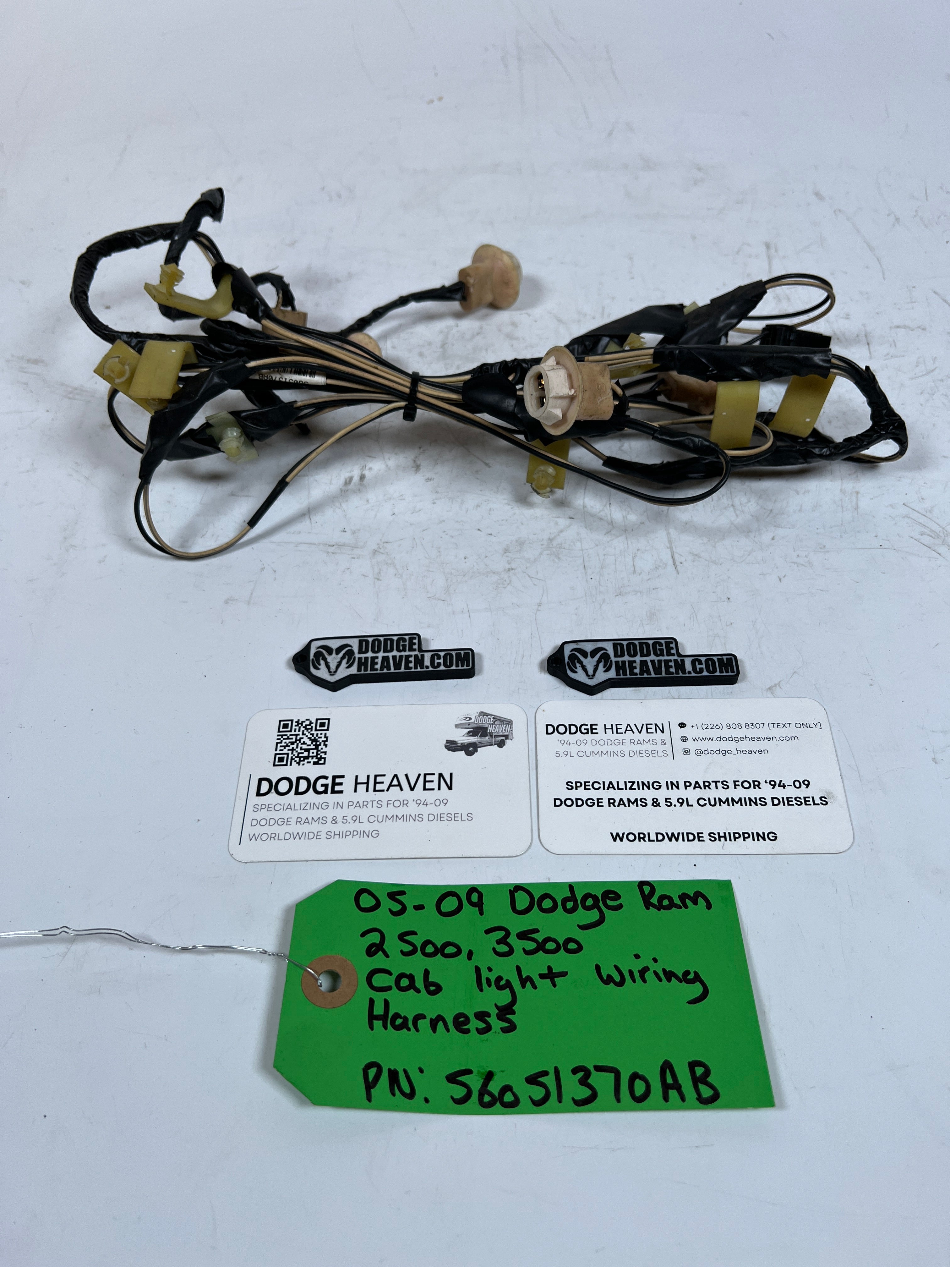 2006-2009 Dodge Ram 2500 3500 Cab Light Wiring Harness