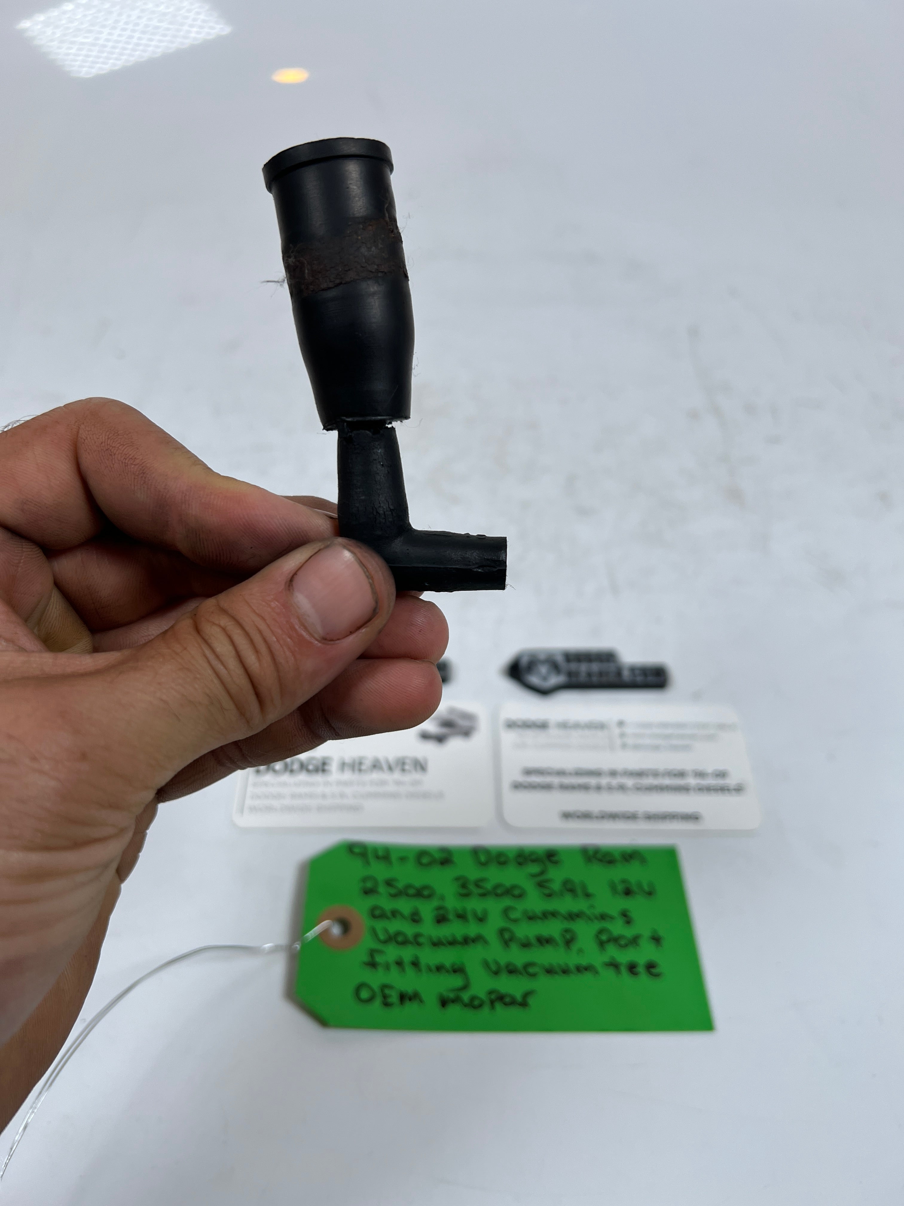 1994-2002 Dodge Ram 5.9L Cummins Vacuum Pump Fitting Port Vacuum Tee
