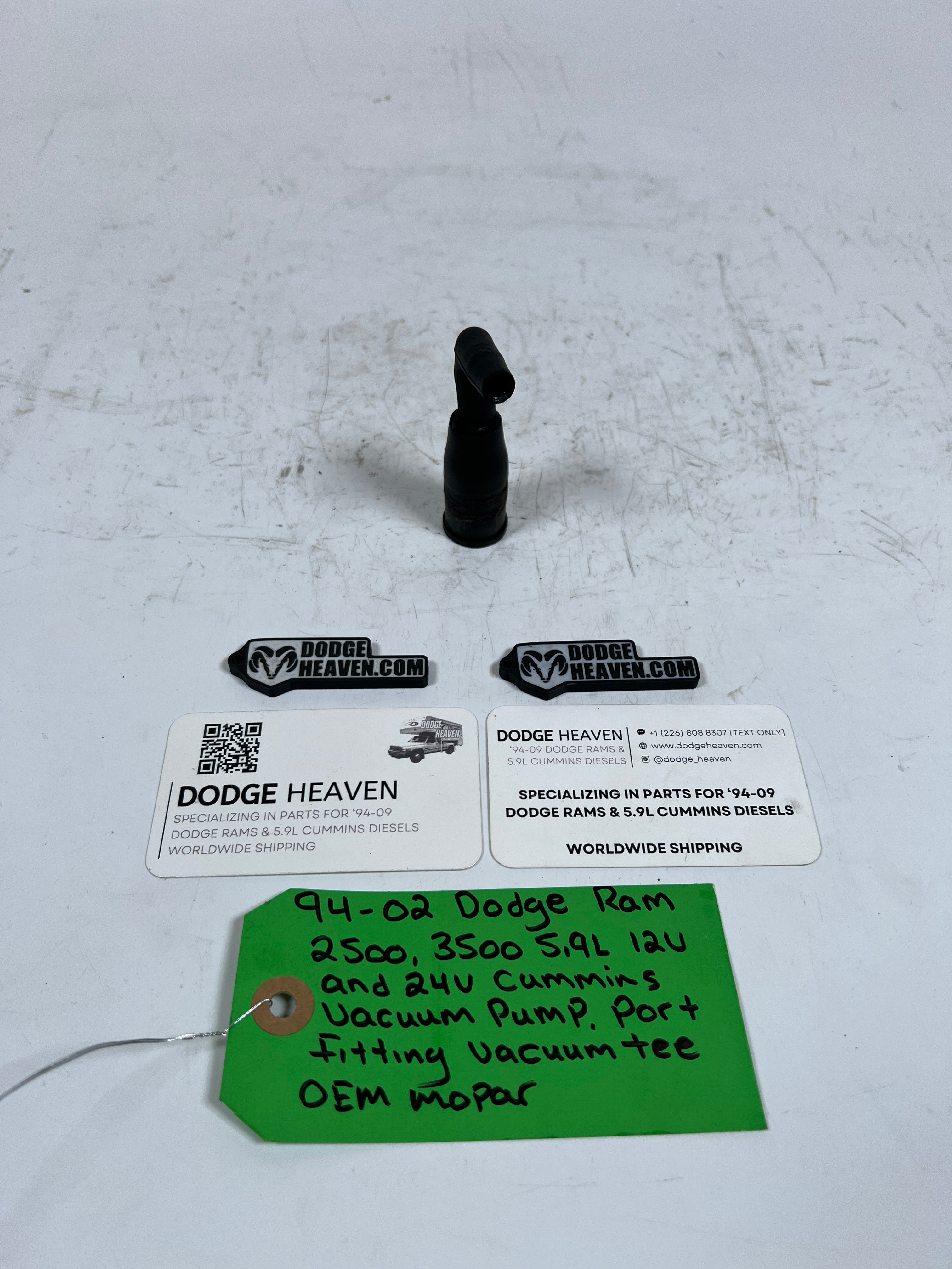 1994-2002 Dodge Ram 5.9L Cummins Vacuum Pump Fitting Port Vacuum Tee