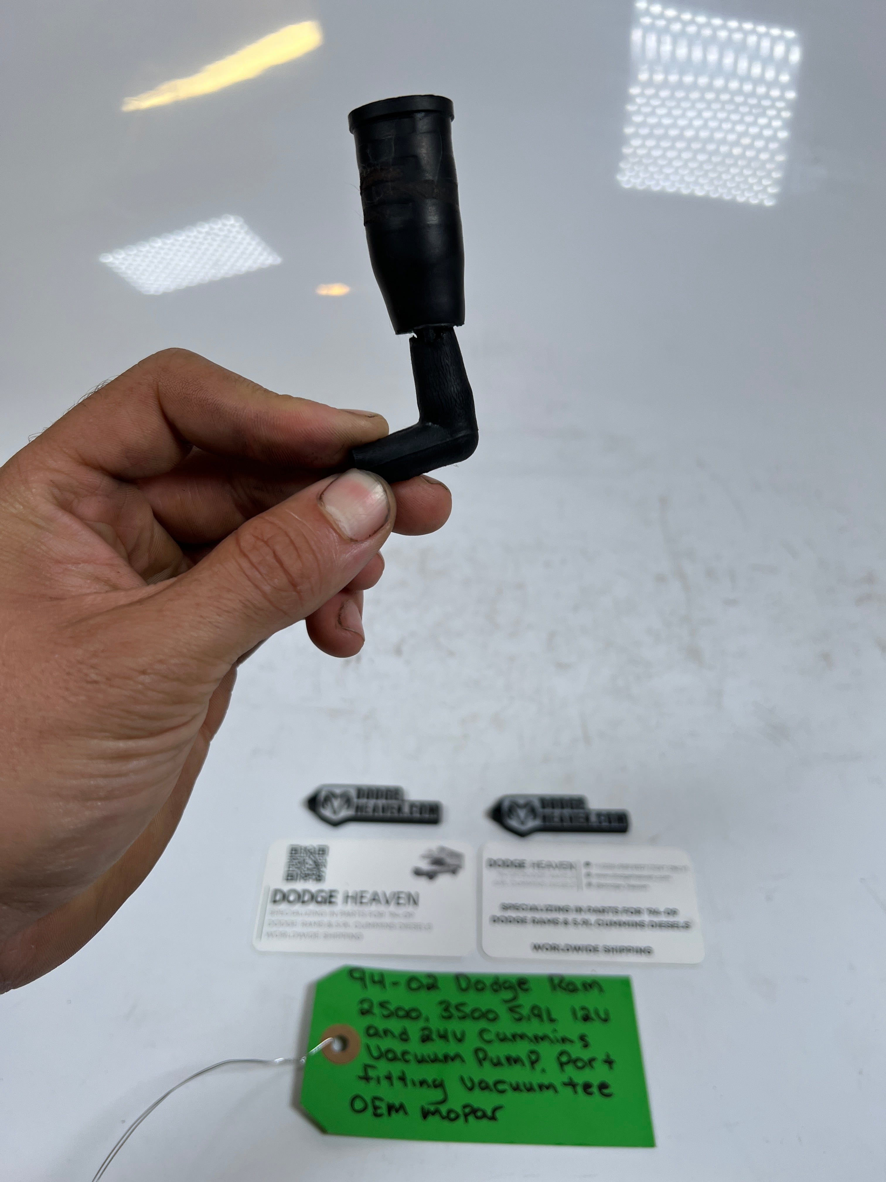 1994-2002 Dodge Ram 5.9L Cummins Vacuum Pump Fitting Port Vacuum Tee