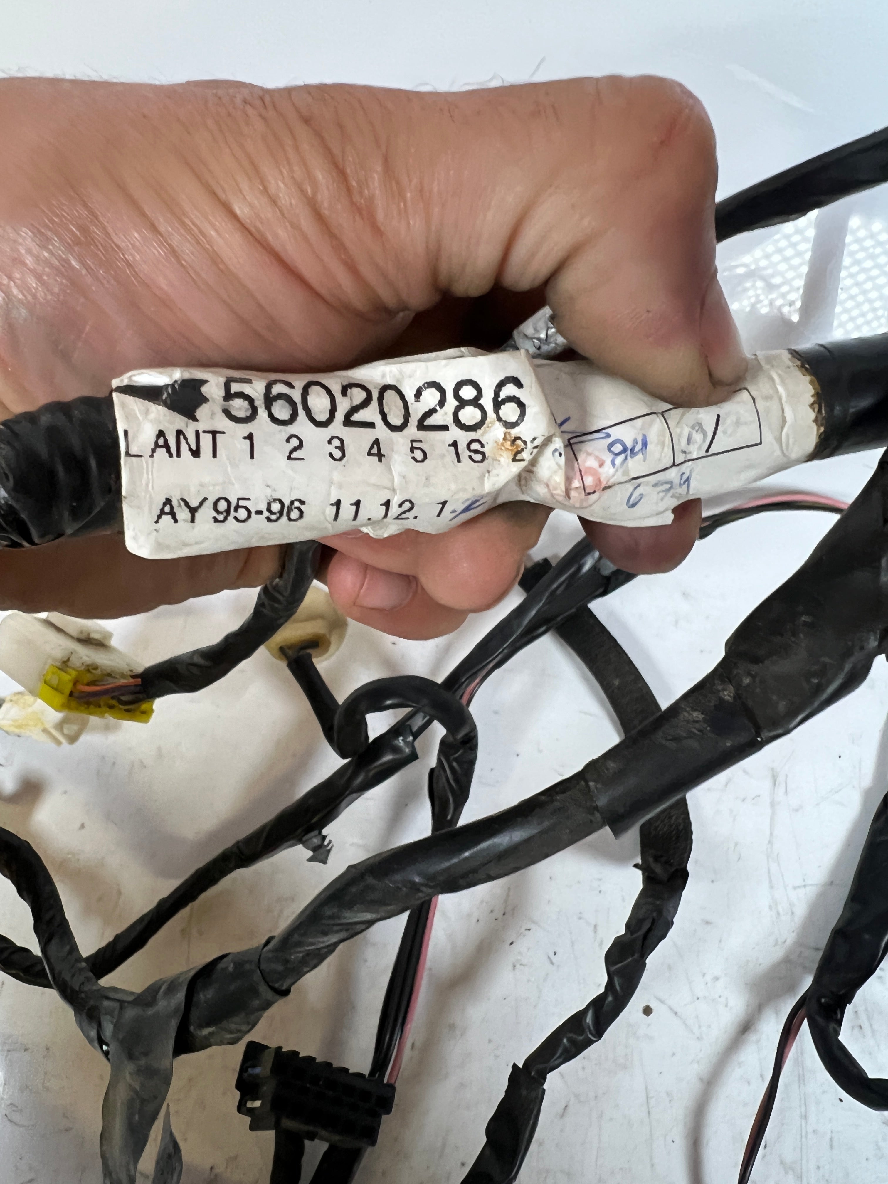 1994-1997 Dodge Ram 2500 3500 Overhead Console Wiring harness With Cab Light