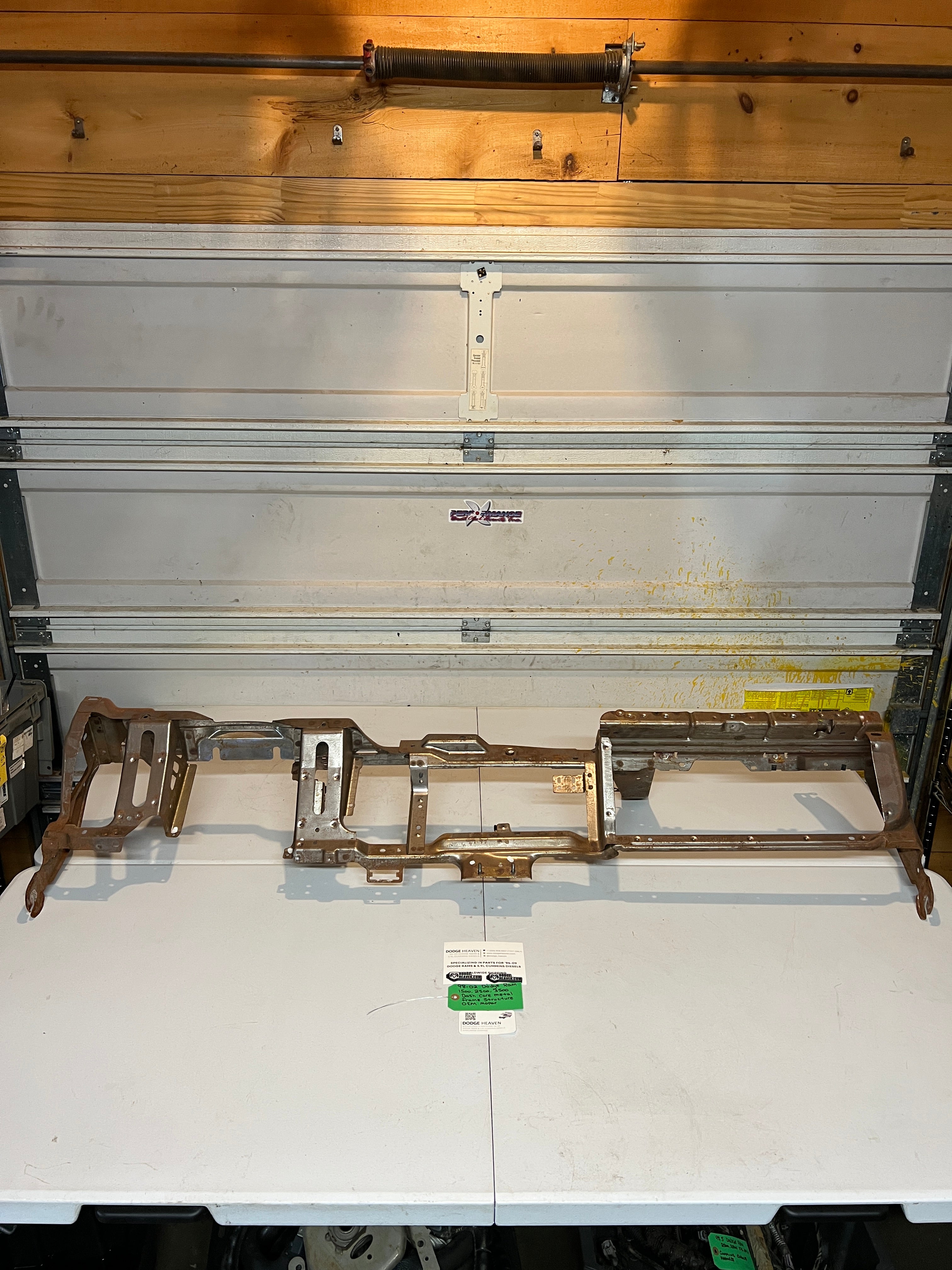1998-2002 Dodge Ram 1500-3500 Dash Core Metal Frame Structure