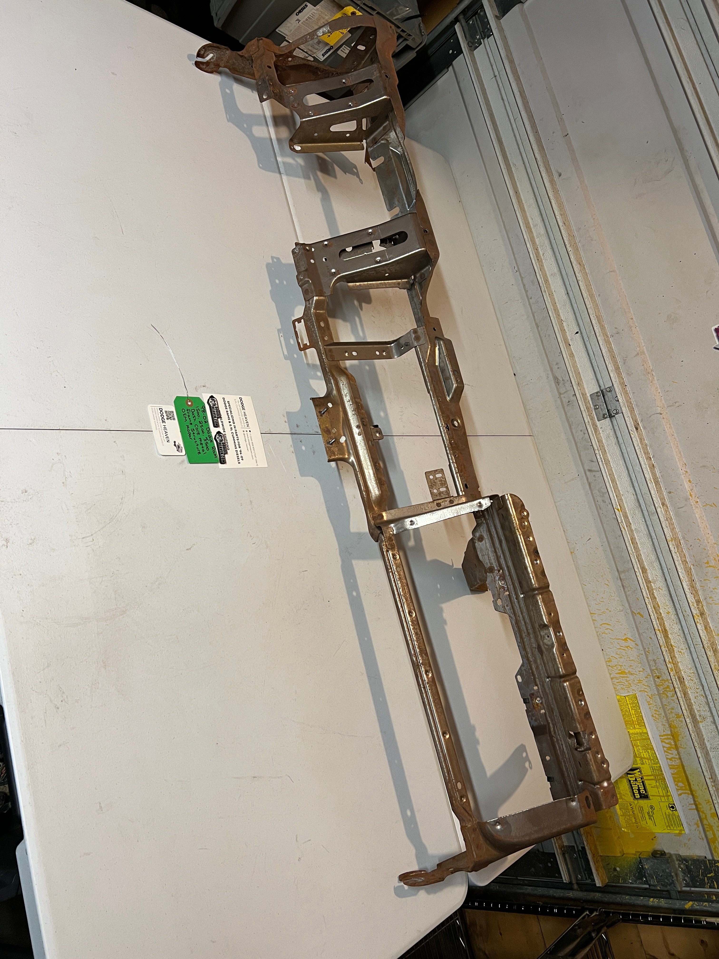 1998-2002 Dodge Ram 1500-3500 Dash Core Metal Frame Structure