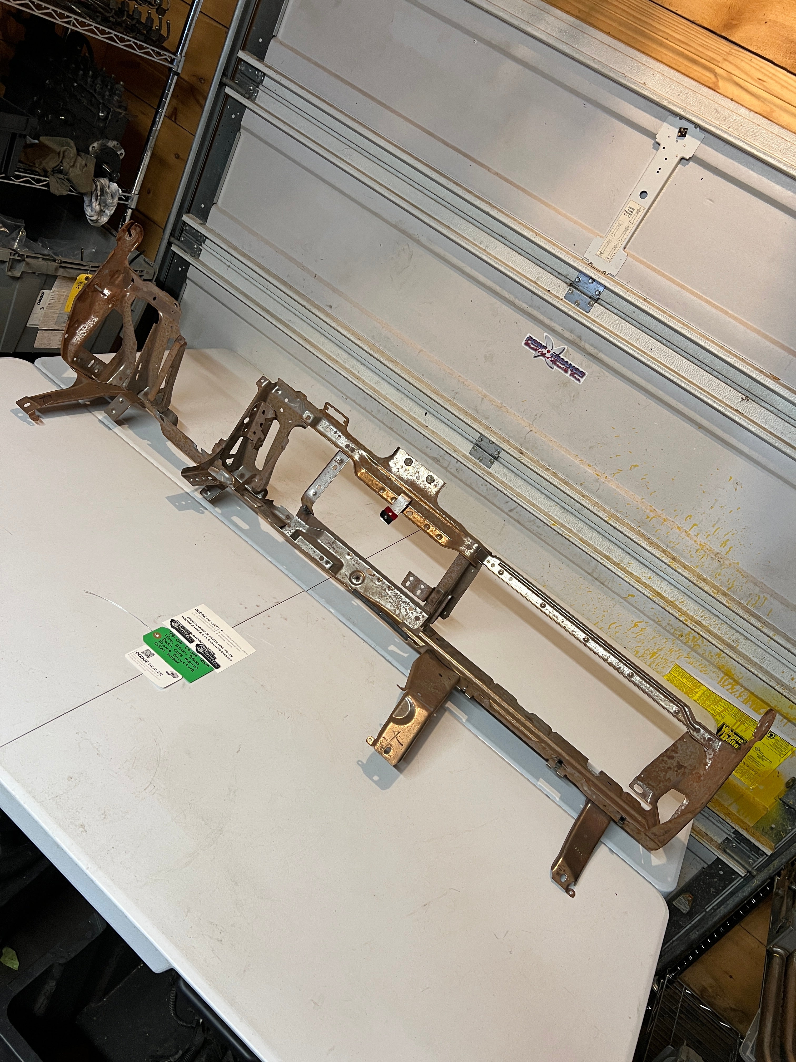 1998-2002 Dodge Ram 1500-3500 Dash Core Metal Frame Structure