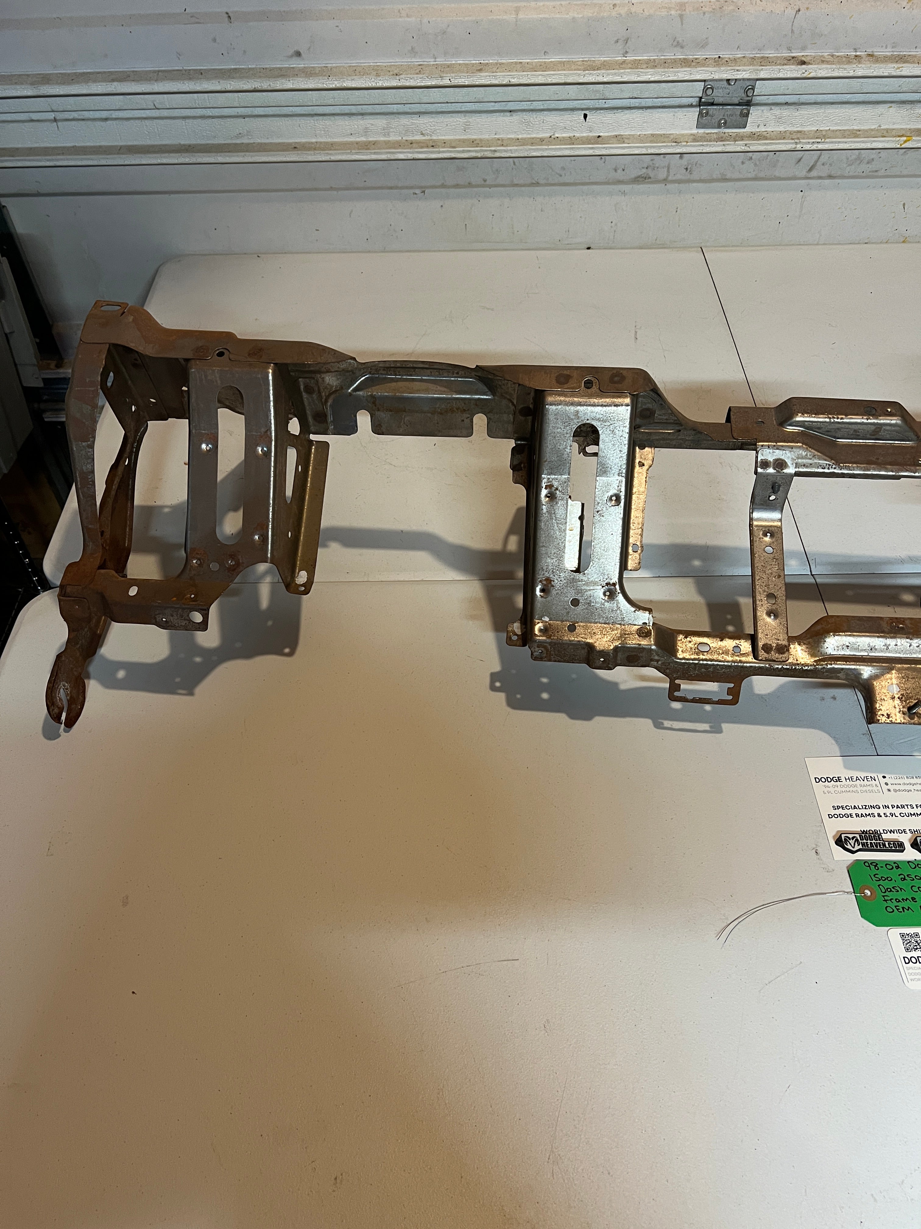 1998-2002 Dodge Ram 1500-3500 Dash Core Metal Frame Structure
