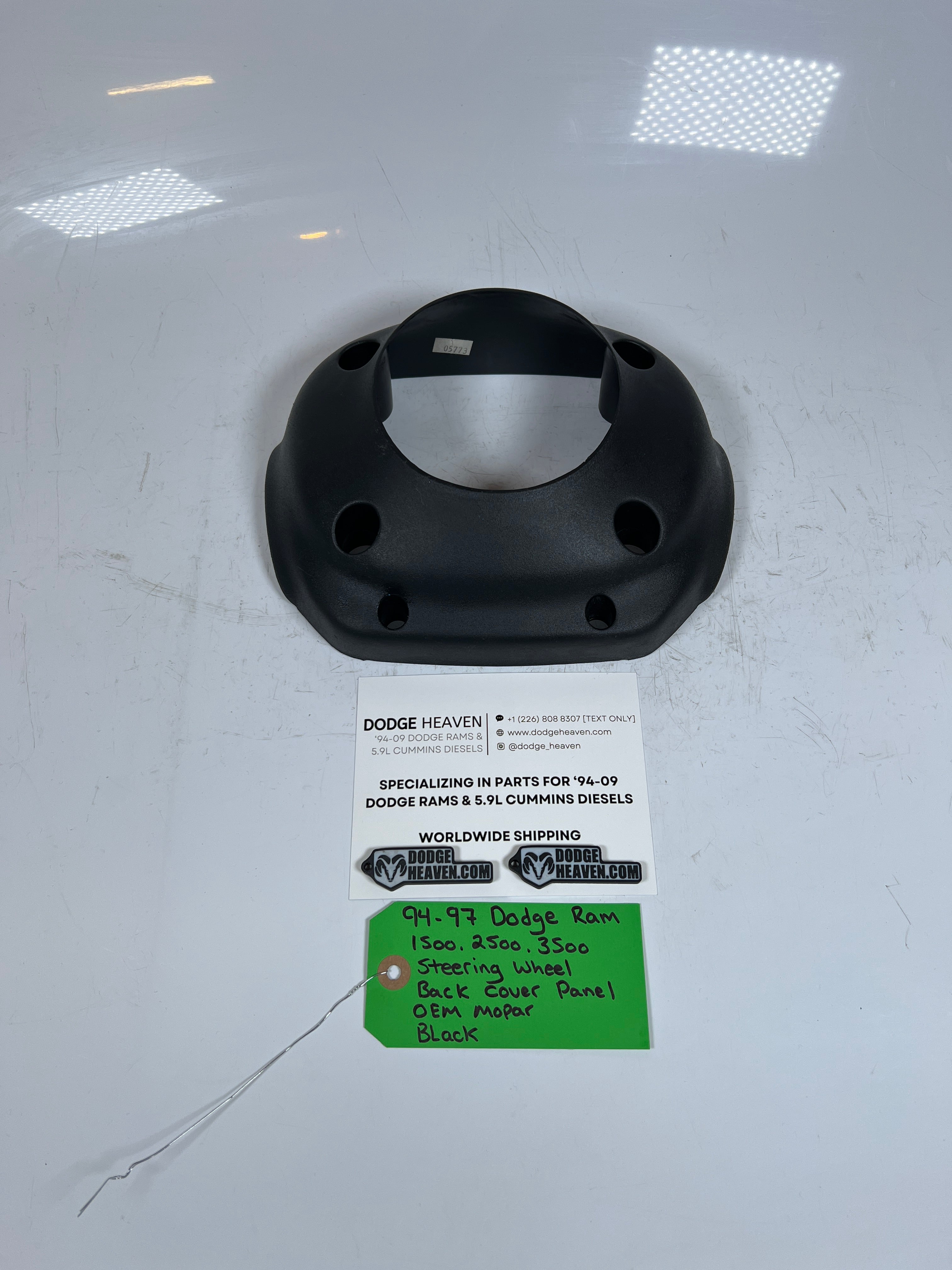 1994-1997 Dodge Ram 1500-3500 Steering Wheel back Cover Trim Panel