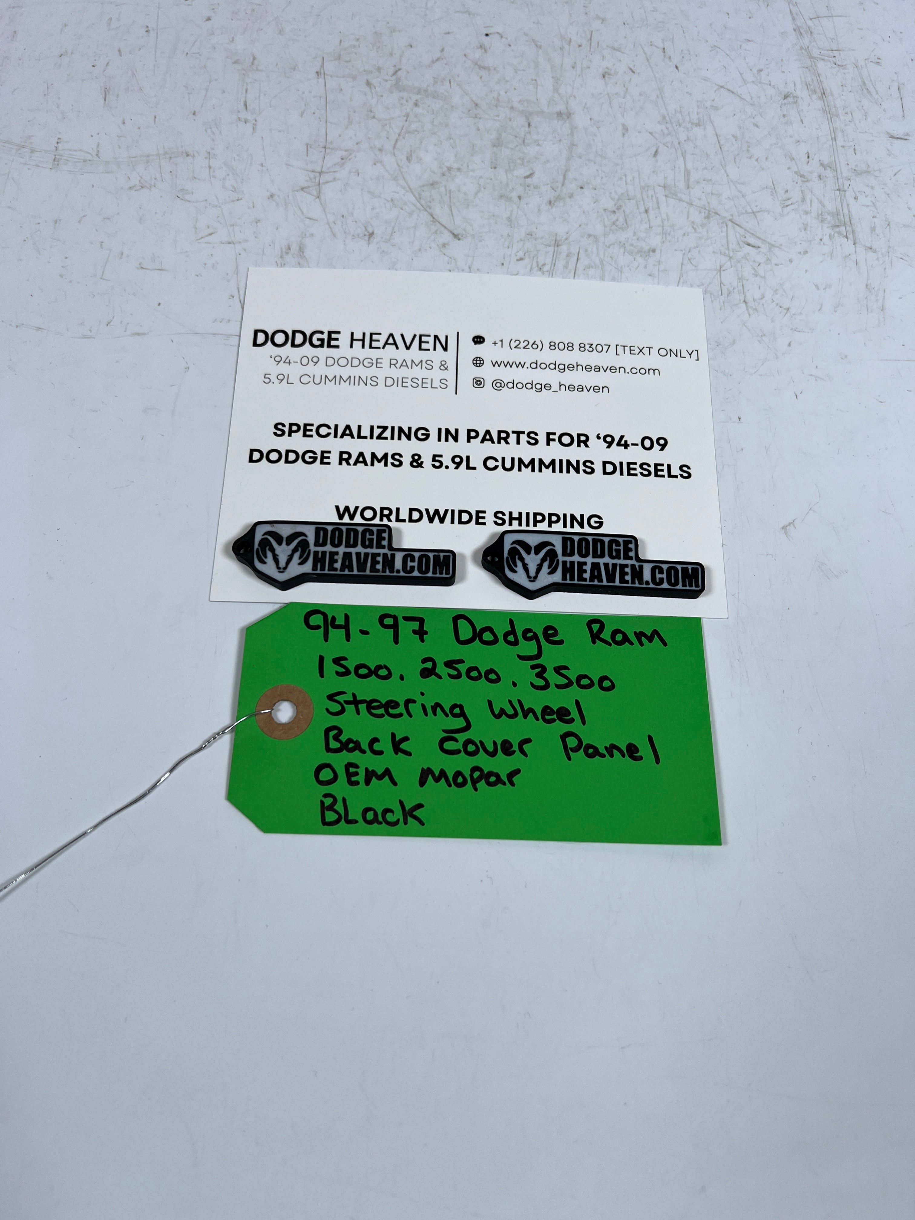 1994-1997 Dodge Ram 1500-3500 Steering Wheel back Cover Trim Panel