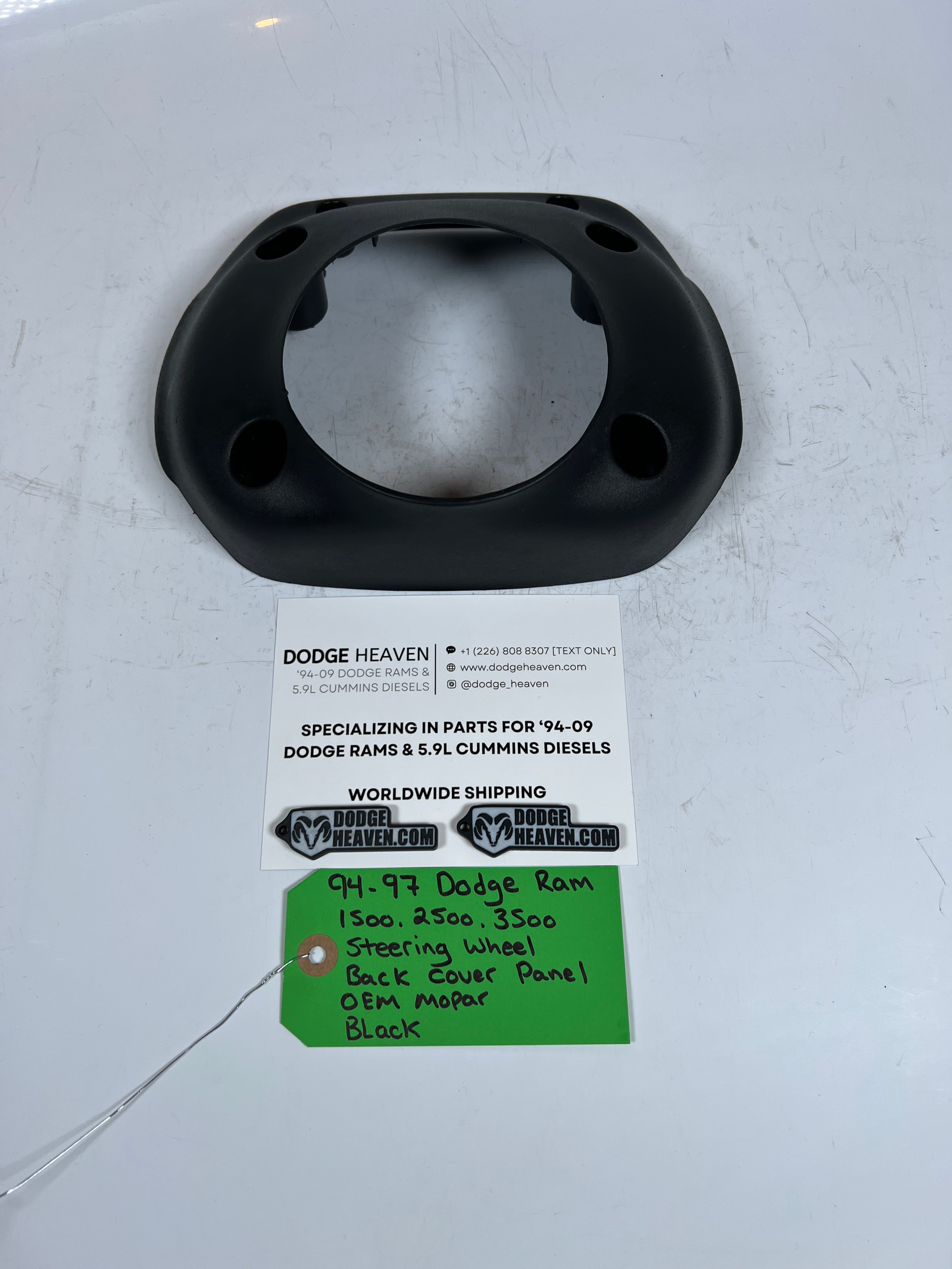 1994-1997 Dodge Ram 1500-3500 Steering Wheel back Cover Trim Panel