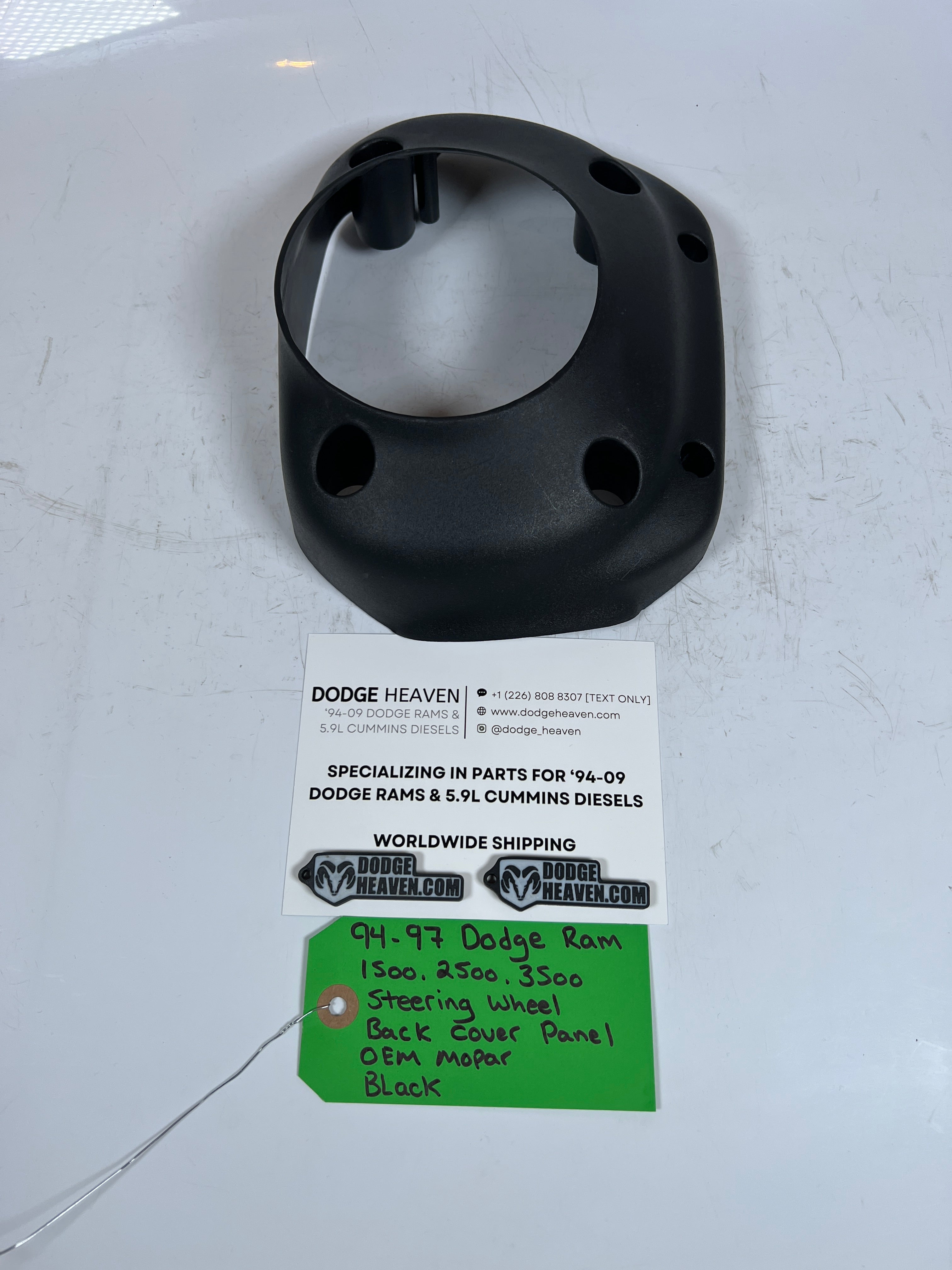 1994-1997 Dodge Ram 1500-3500 Steering Wheel back Cover Trim Panel