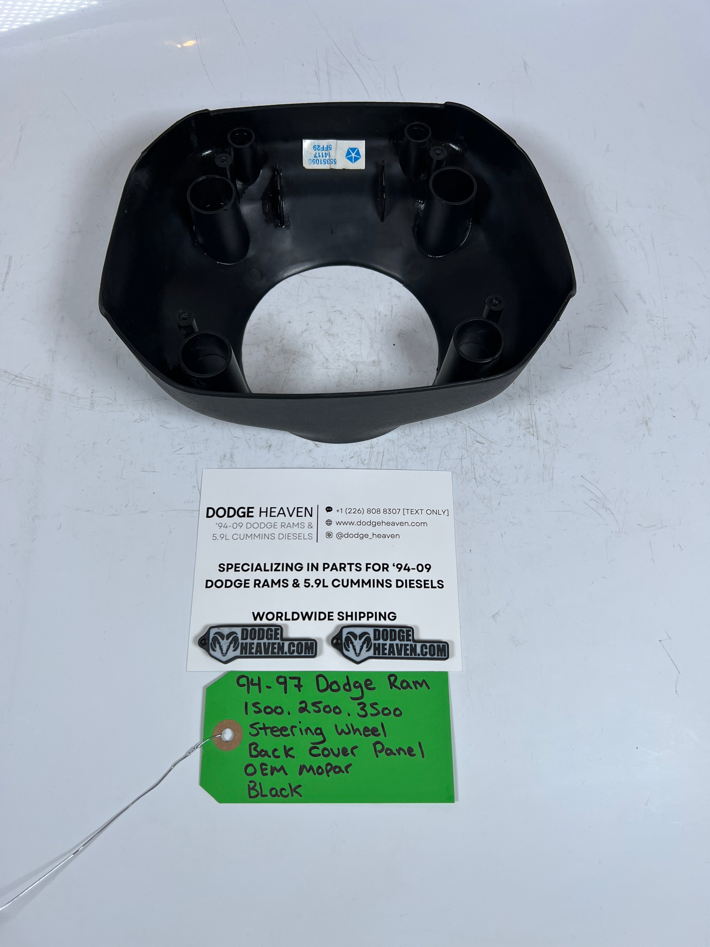 1994-1997 Dodge Ram 1500-3500 Steering Wheel back Cover Trim Panel