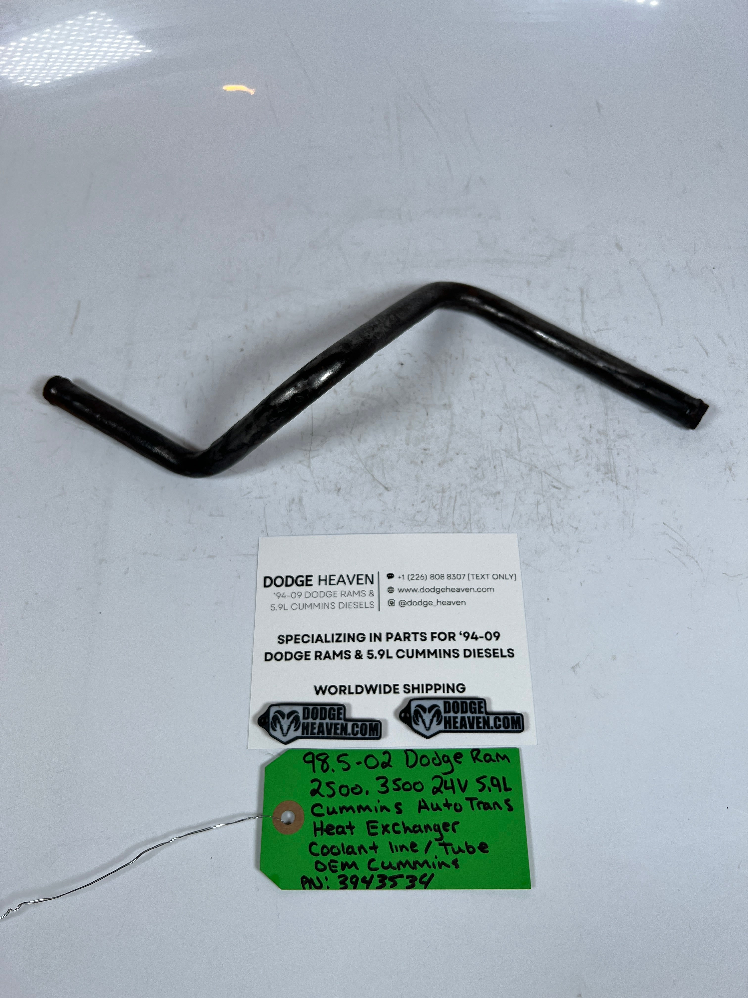1998.5-2002 Dodge Ram 24V 5.9L Cummins Heat Exchanger Coolant Line