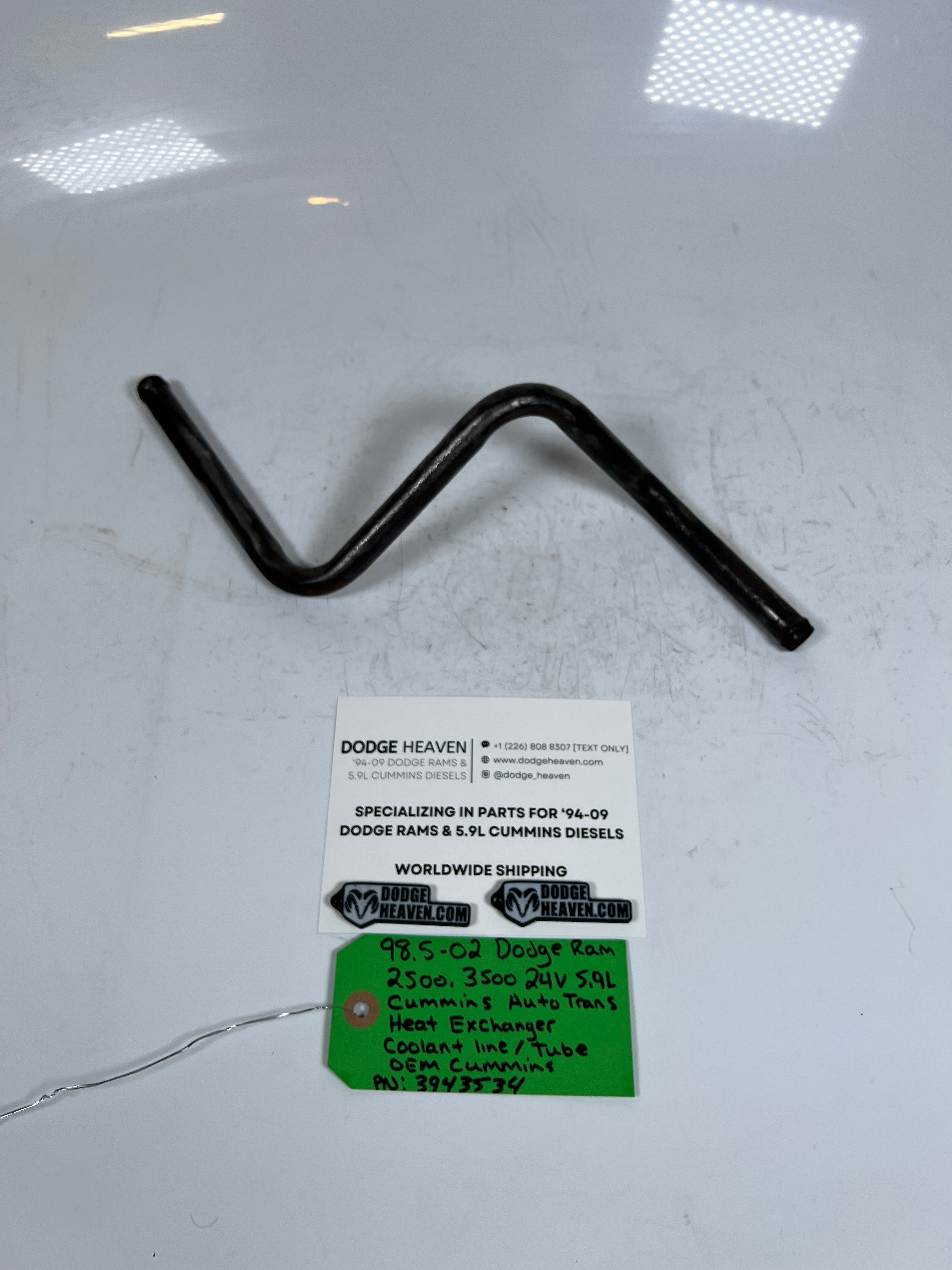 1998.5-2002 Dodge Ram 24V 5.9L Cummins Heat Exchanger Coolant Line