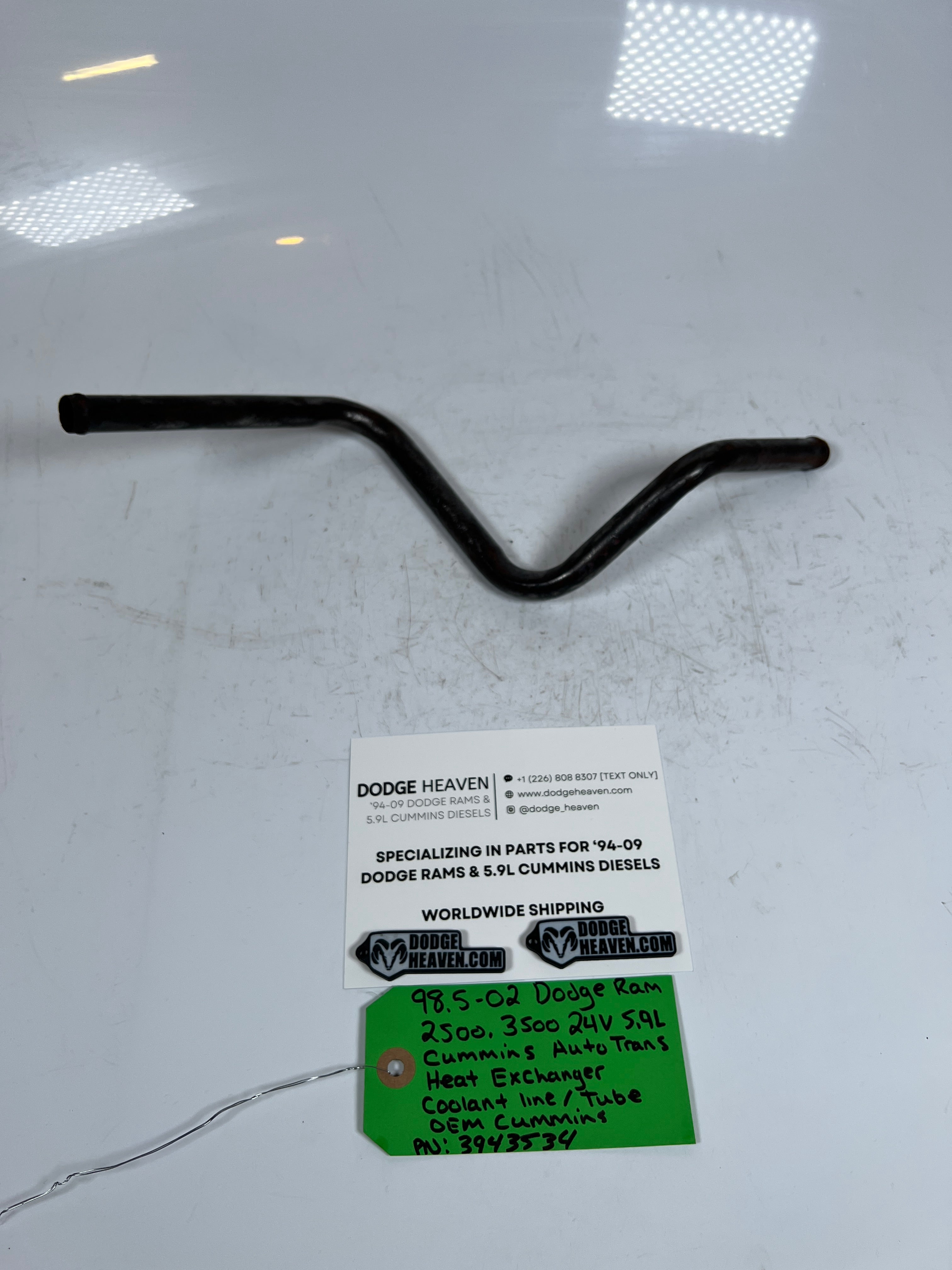 1998.5-2002 Dodge Ram 24V 5.9L Cummins Heat Exchanger Coolant Line