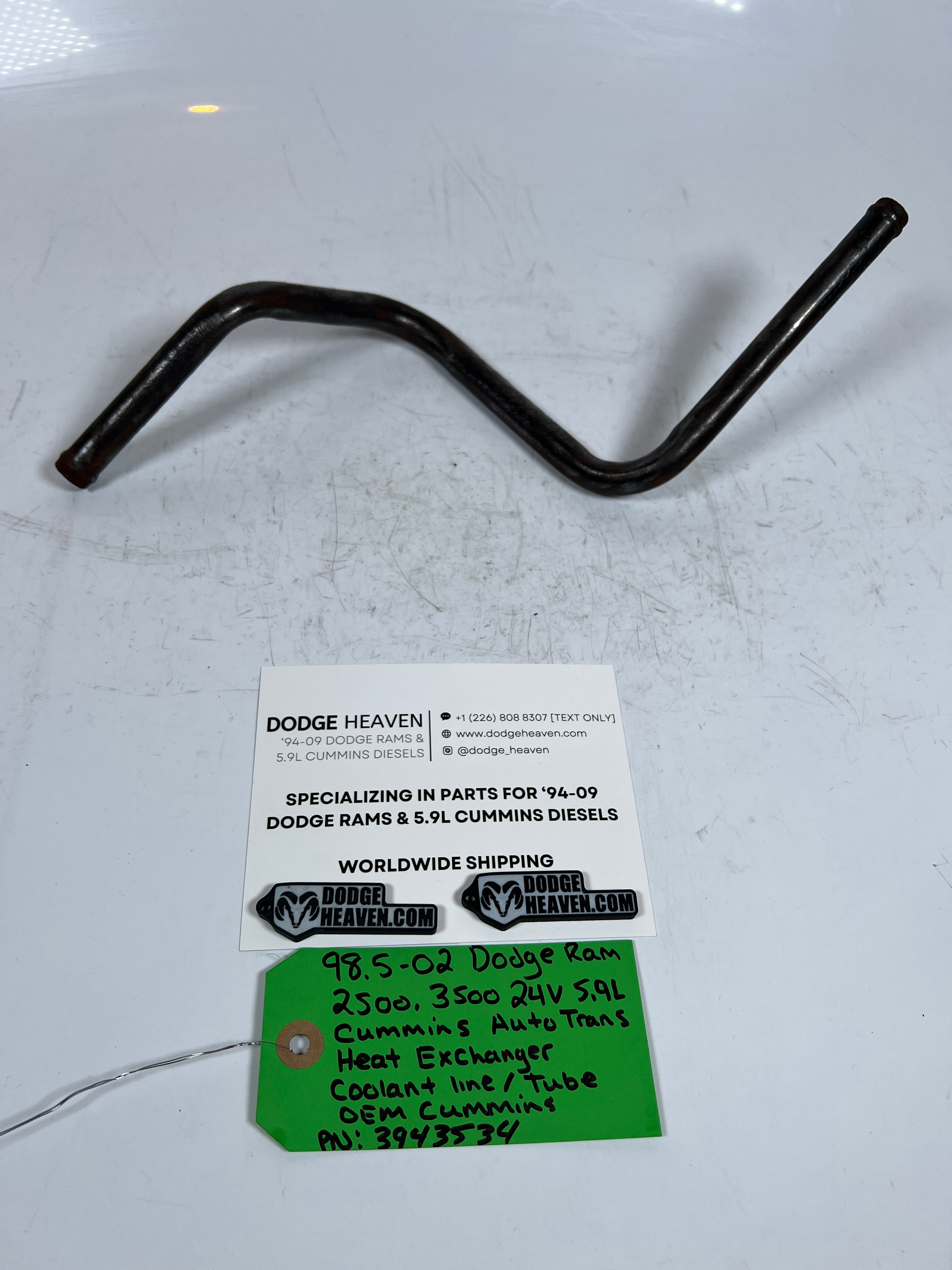 1998.5-2002 Dodge Ram 24V 5.9L Cummins Heat Exchanger Coolant Line