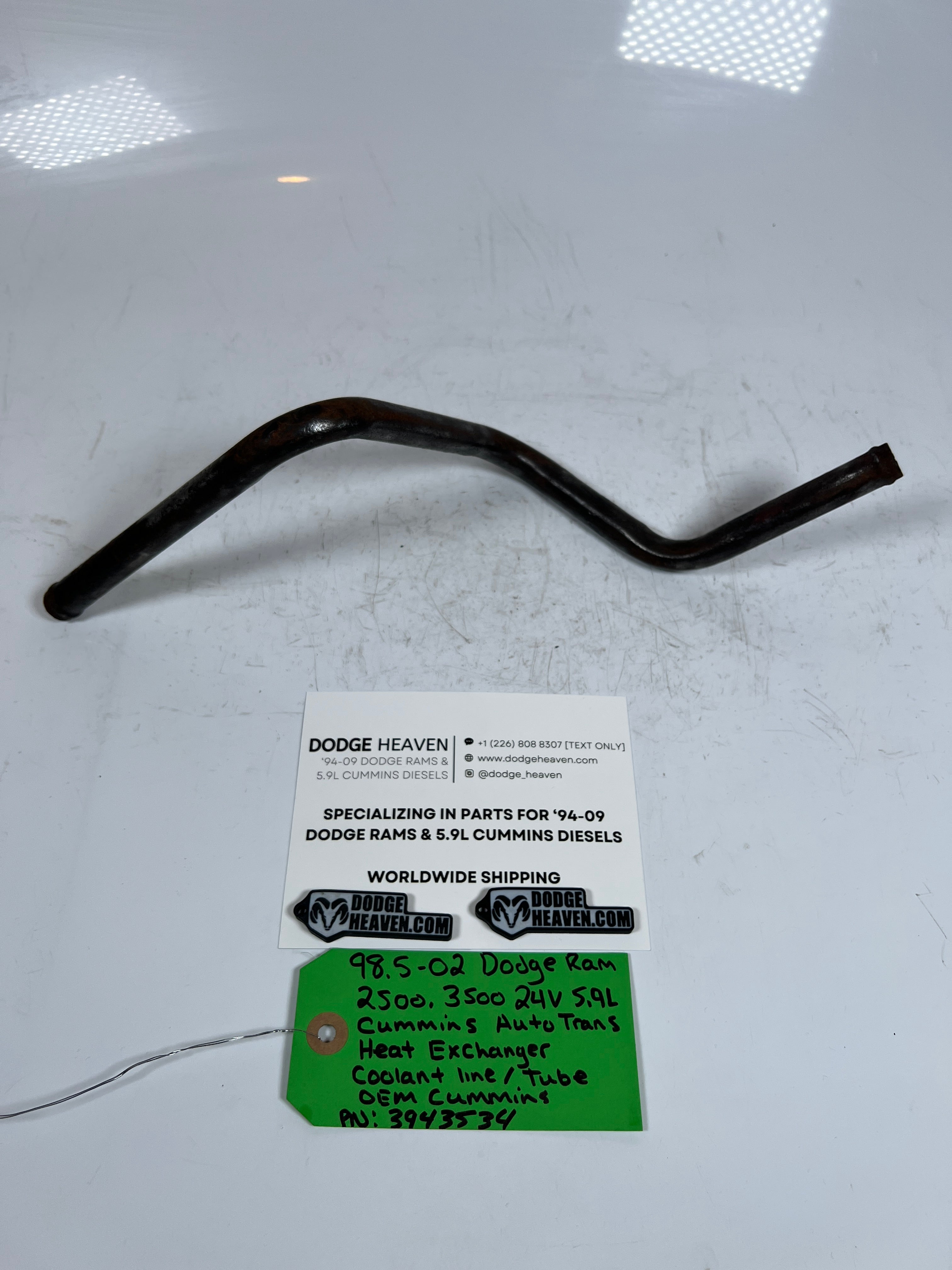 1998.5-2002 Dodge Ram 24V 5.9L Cummins Heat Exchanger Coolant Line