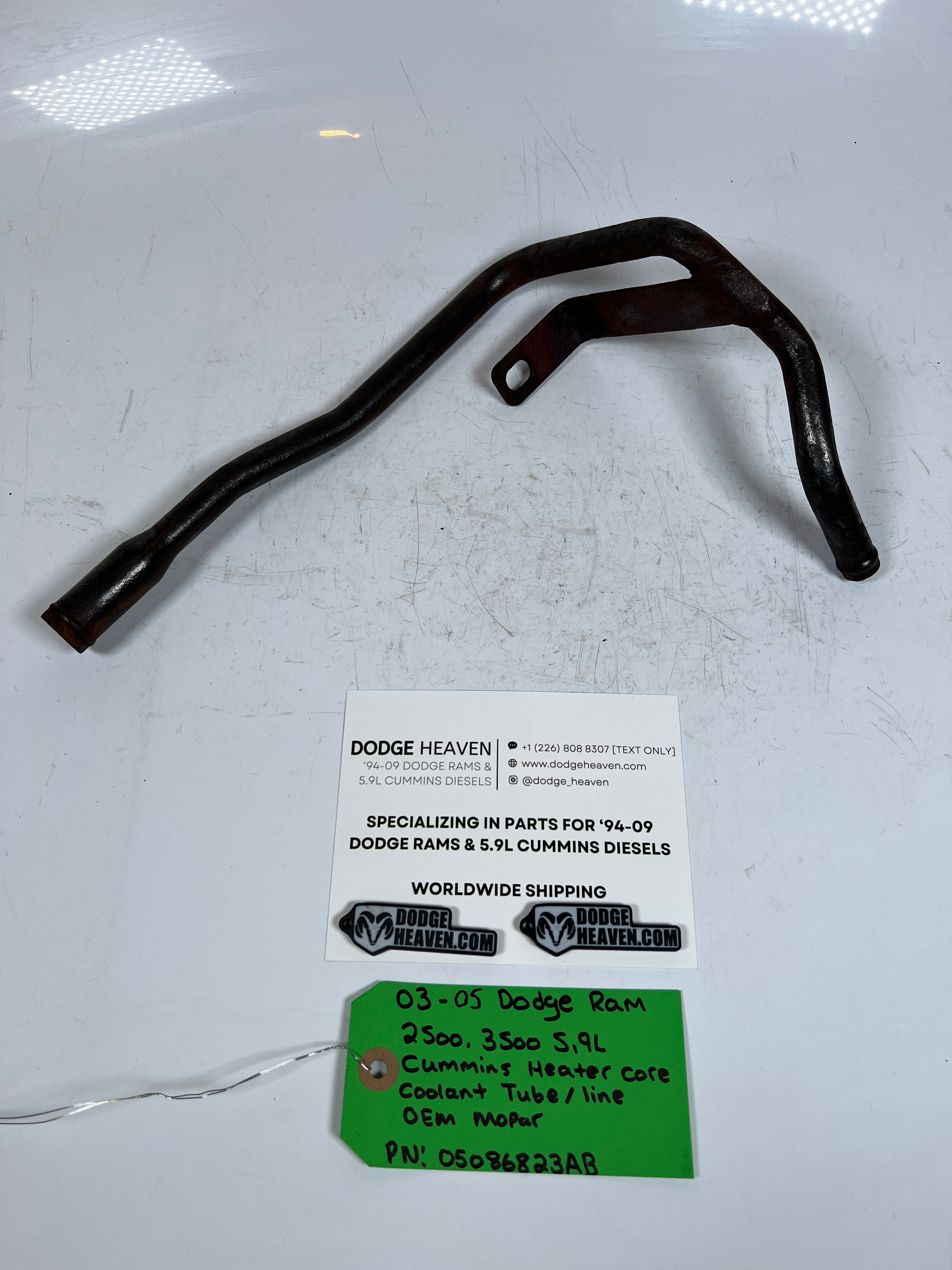 2003-2005 Dodge Ram 5.9L Cummins Heater Core Coolant Tube / Line