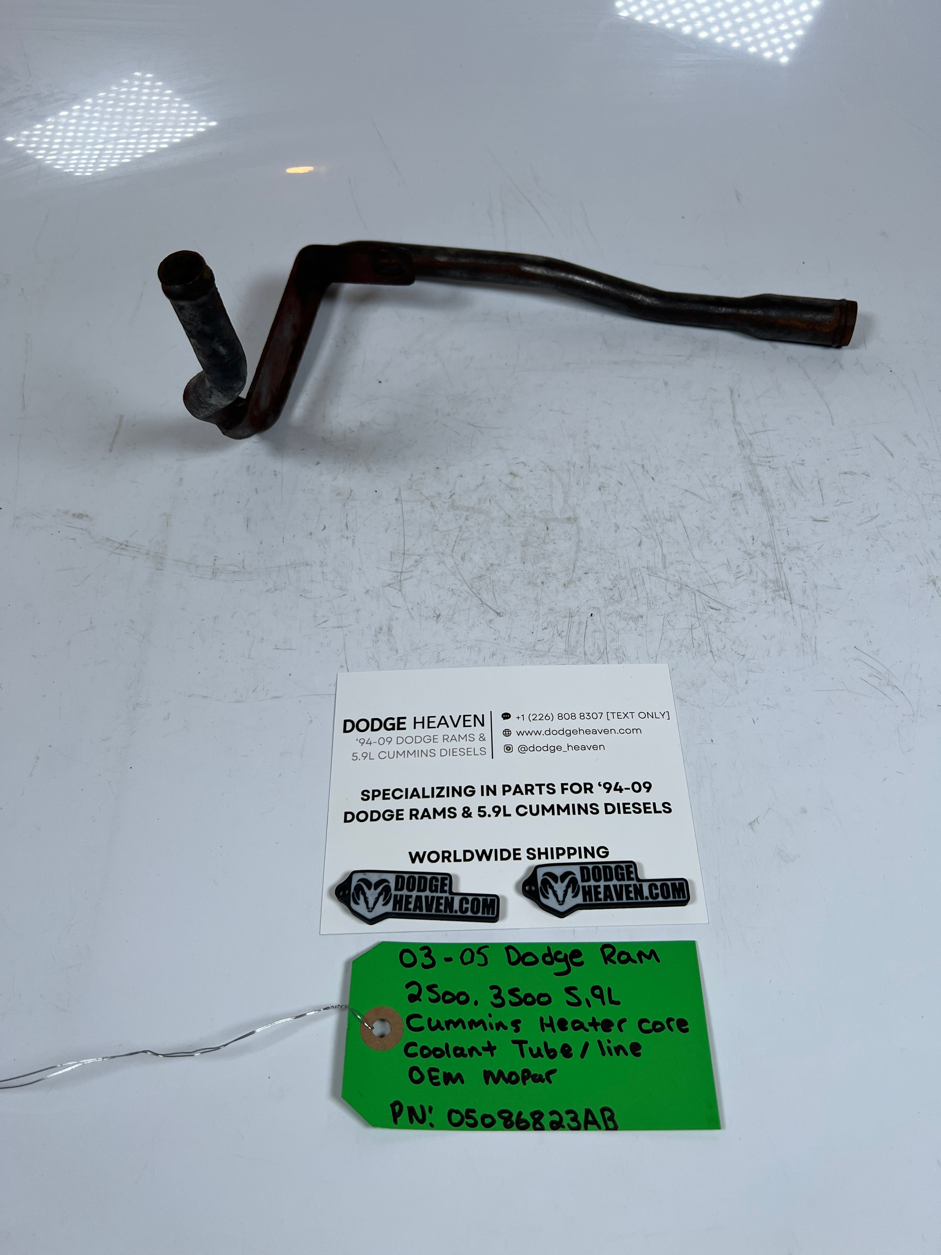 2003-2005 Dodge Ram 5.9L Cummins Heater Core Coolant Tube / Line