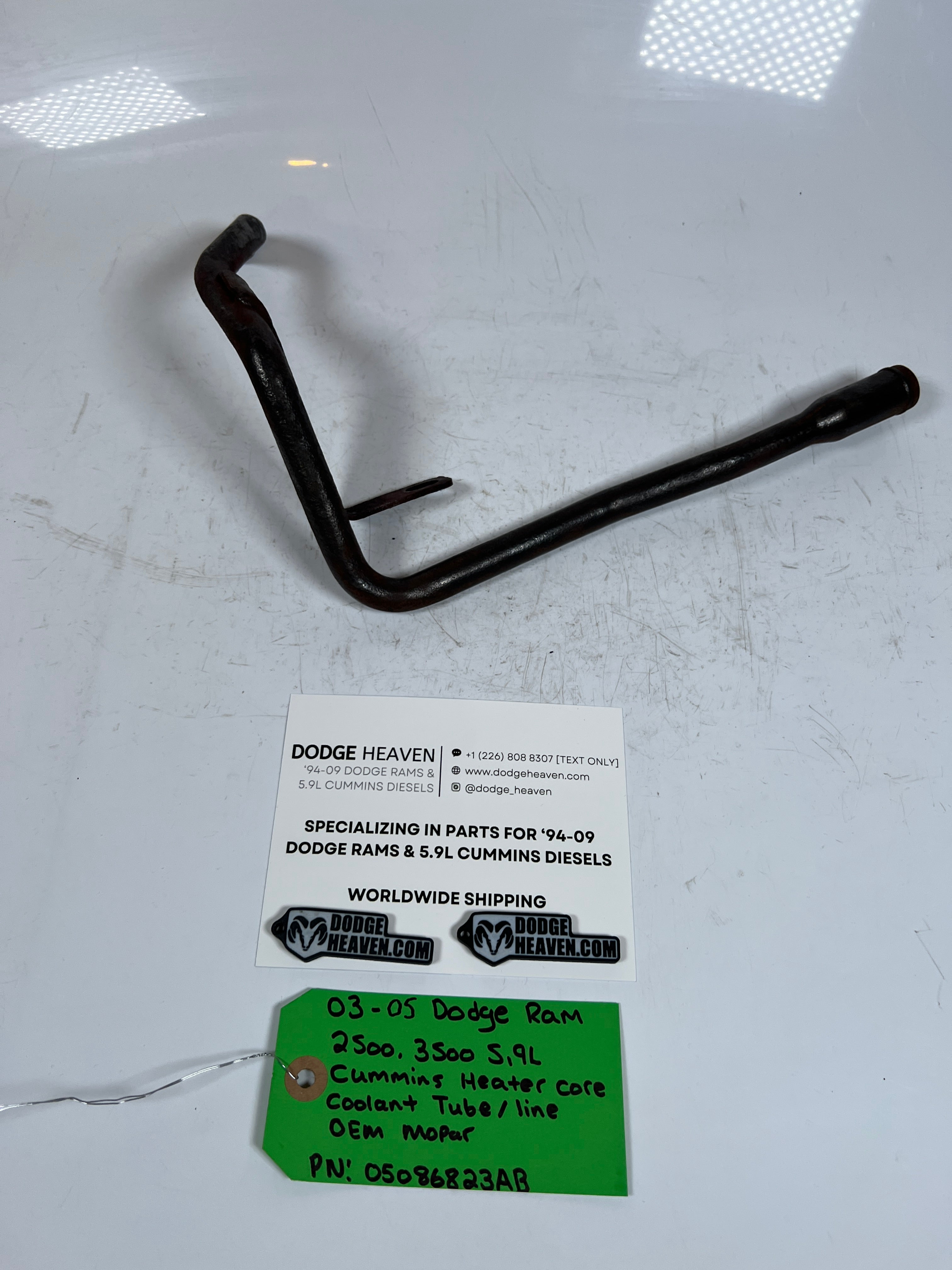 2003-2005 Dodge Ram 5.9L Cummins Heater Core Coolant Tube / Line
