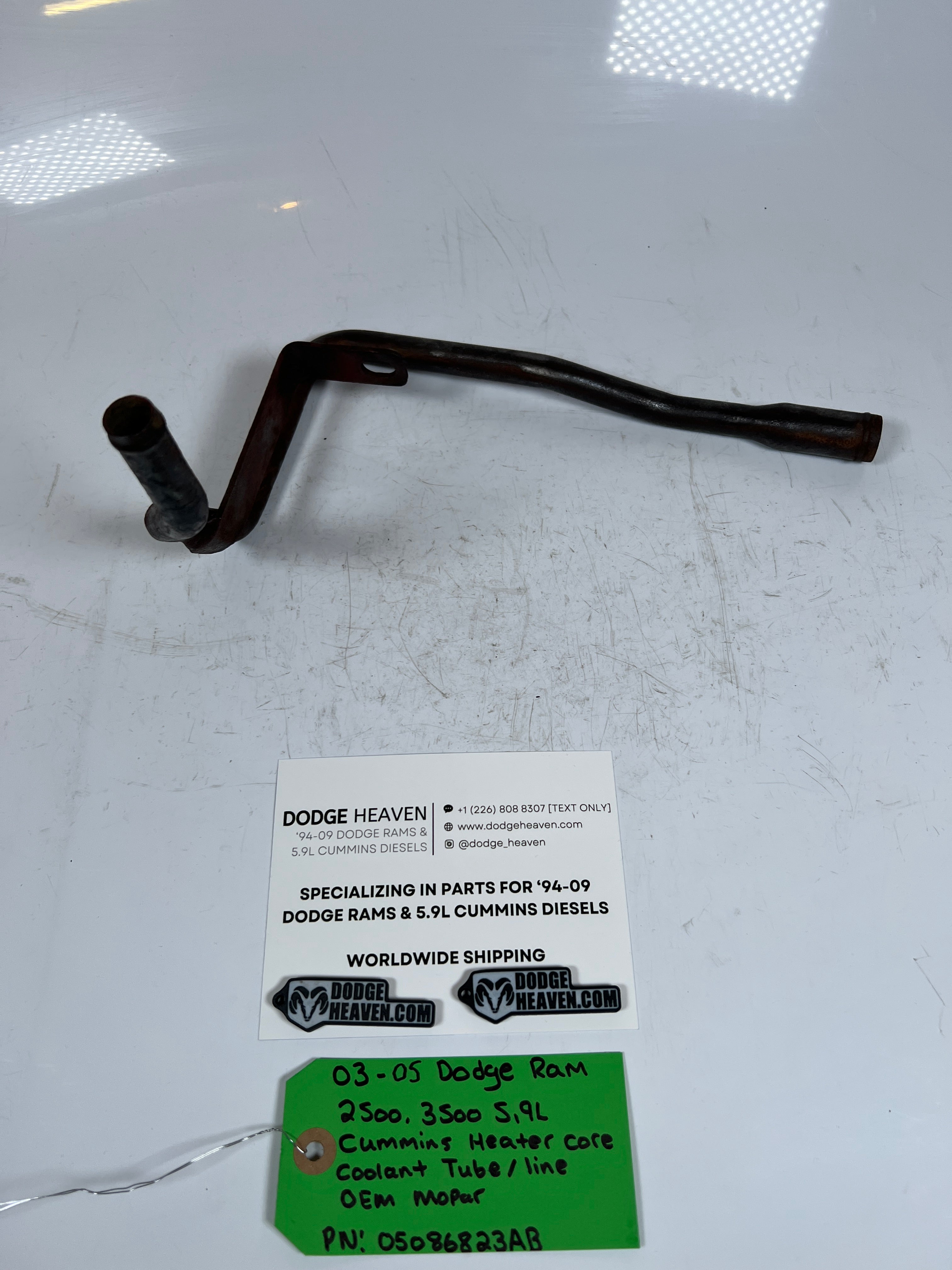 2003-2005 Dodge Ram 5.9L Cummins Heater Core Coolant Tube / Line