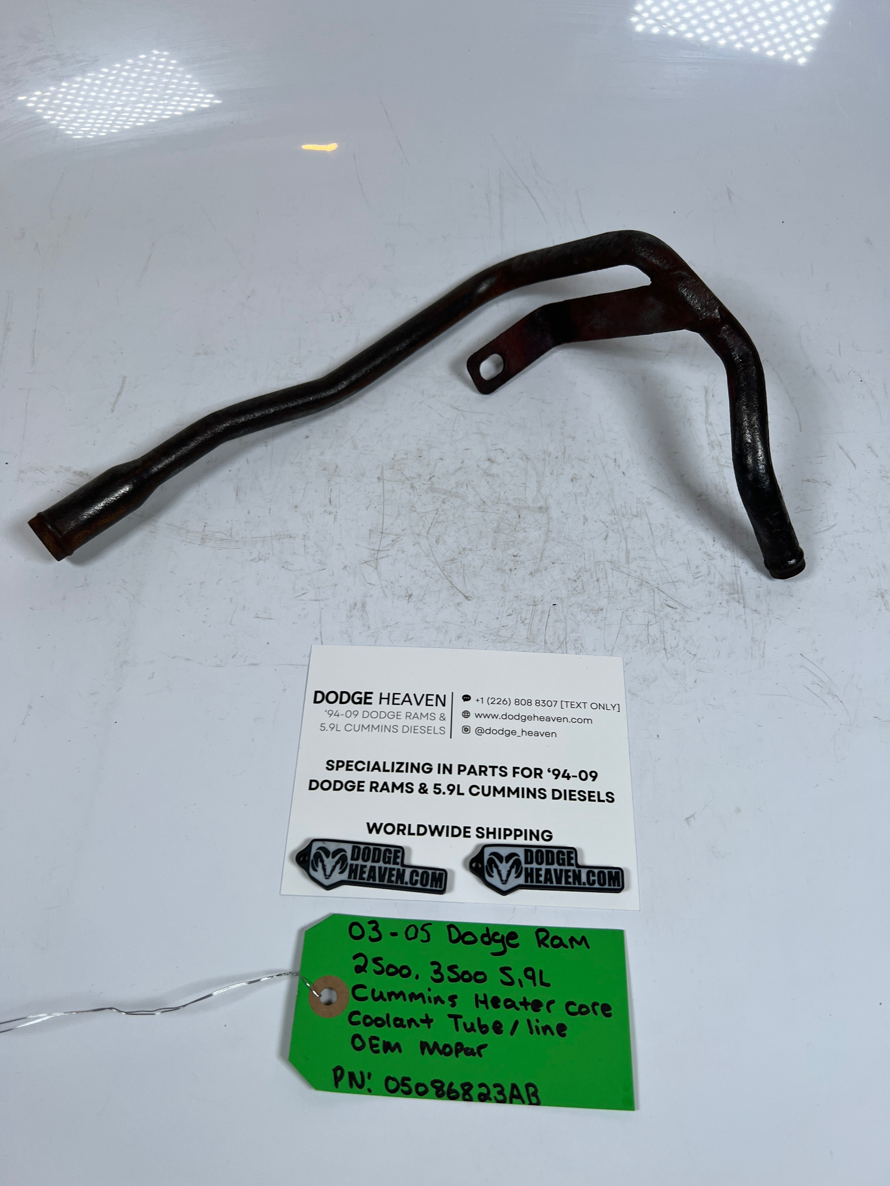 2003-2005 Dodge Ram 5.9L Cummins Heater Core Coolant Tube / Line