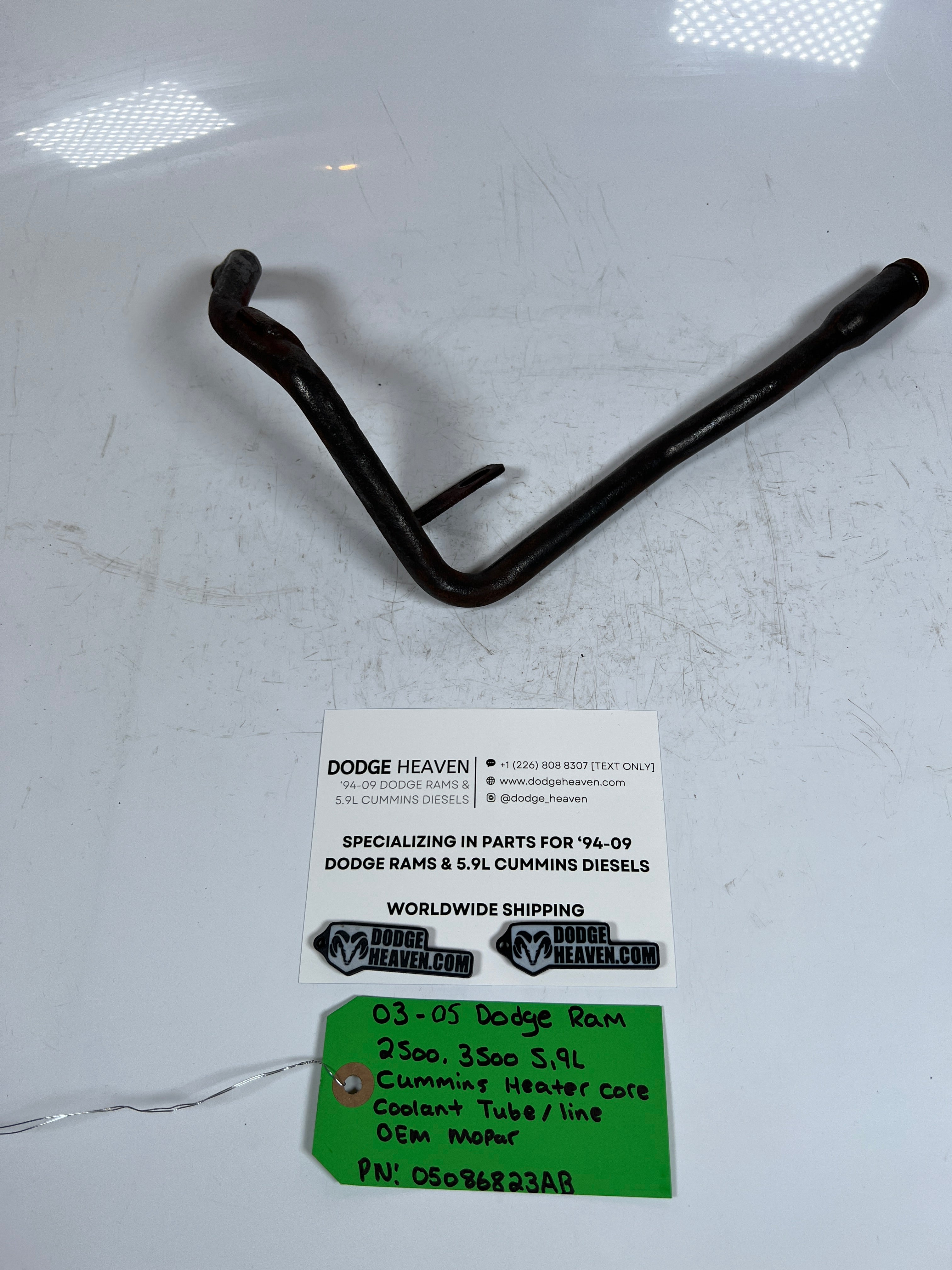 2003-2005 Dodge Ram 5.9L Cummins Heater Core Coolant Tube / Line