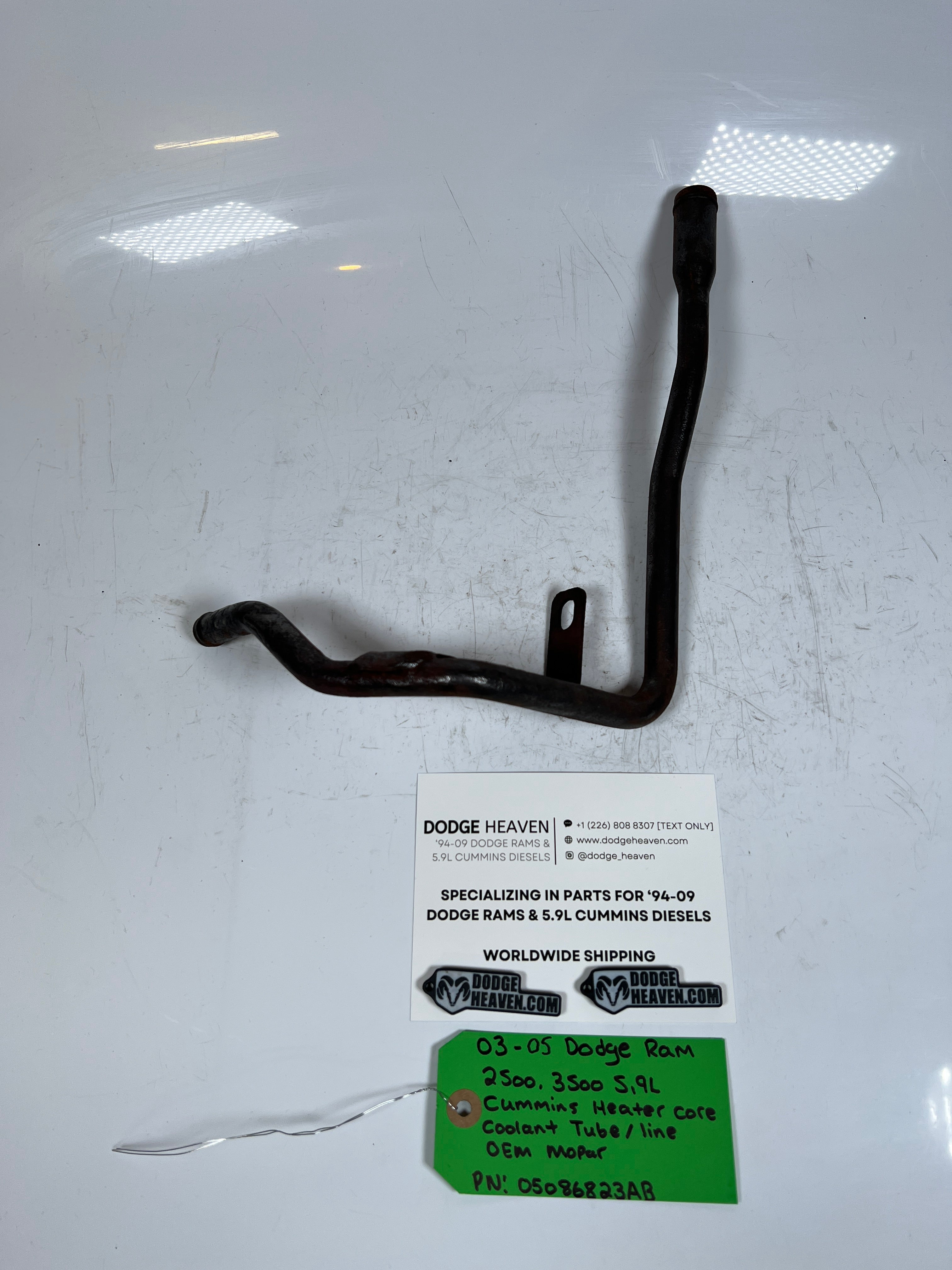 2003-2005 Dodge Ram 5.9L Cummins Heater Core Coolant Tube / Line
