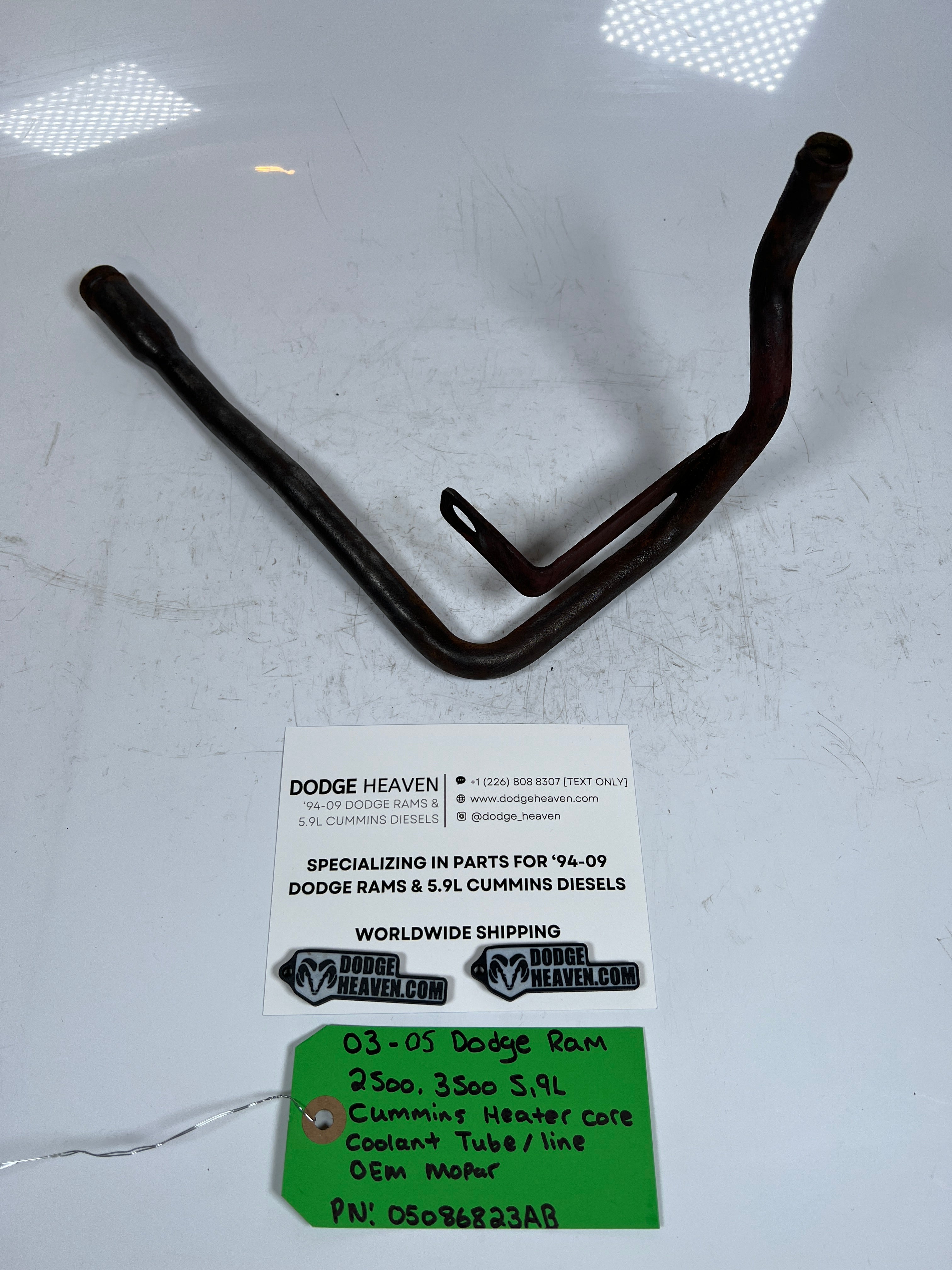 2003-2005 Dodge Ram 5.9L Cummins Heater Core Coolant Tube / Line