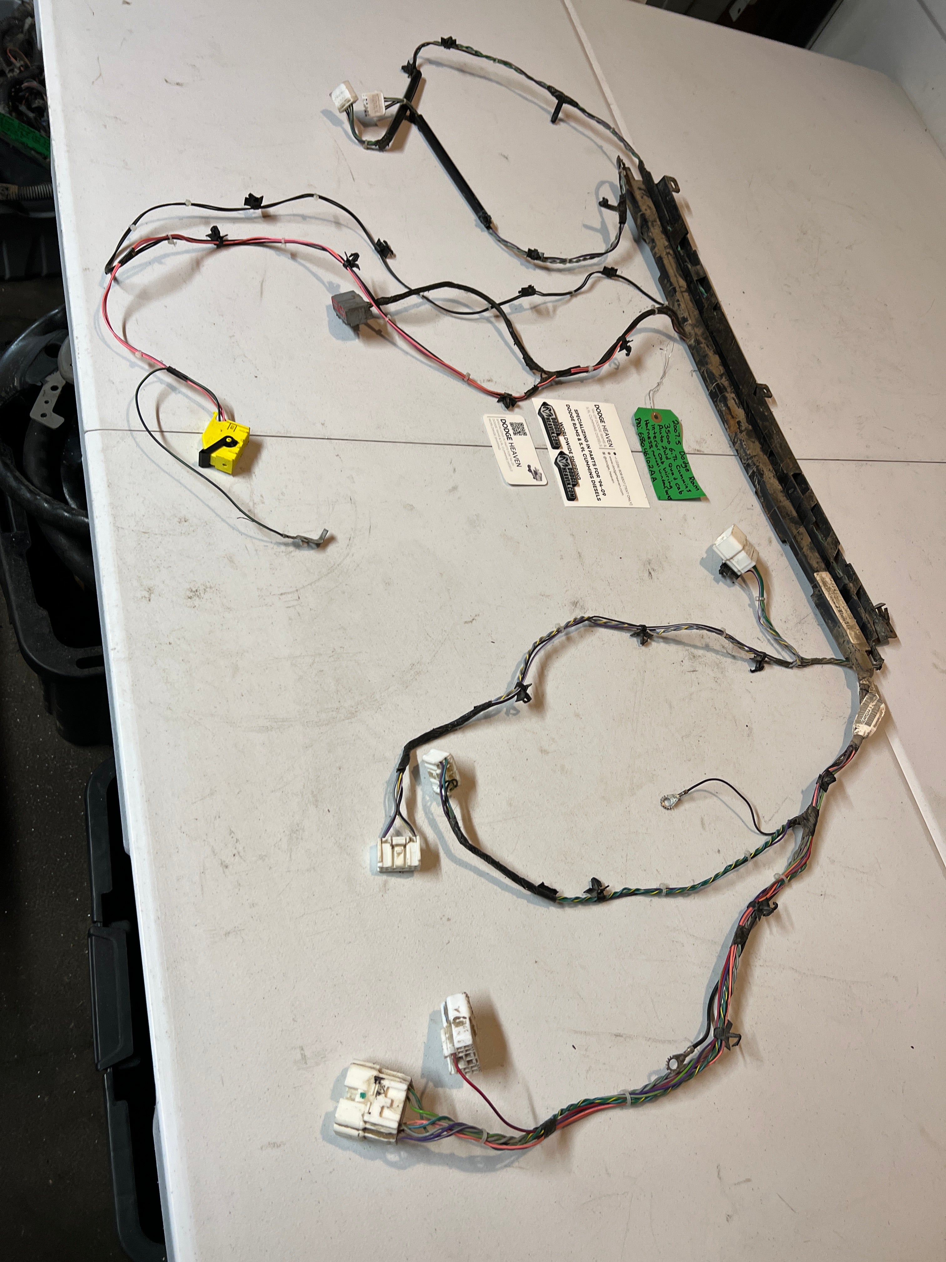 2007.5-2007.5 2007.5 Dodge Ram 3500 6.7L Cummins Interior Cab Wiring Harness