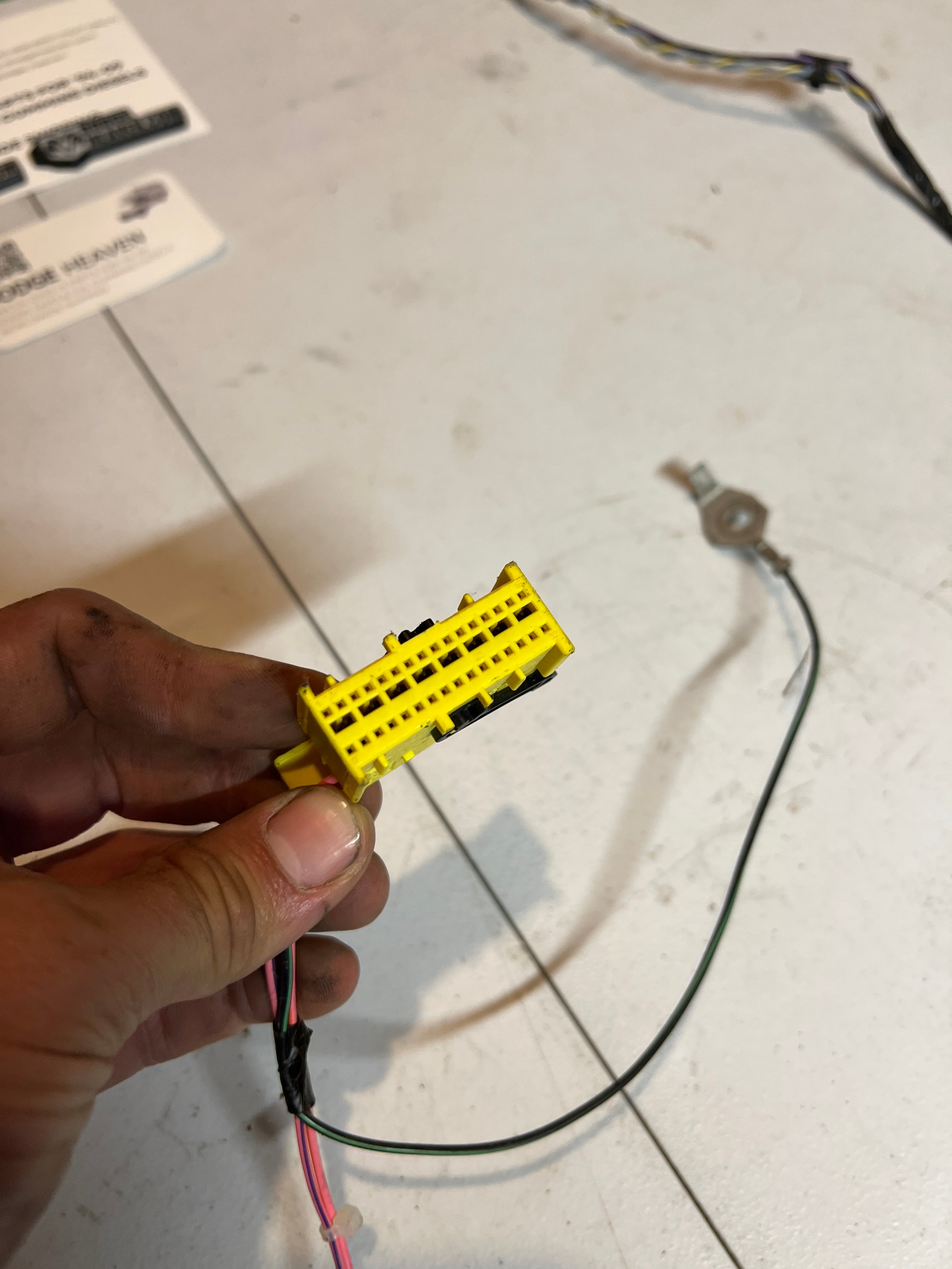2007.5-2007.5 2007.5 Dodge Ram 3500 6.7L Cummins Interior Cab Wiring Harness