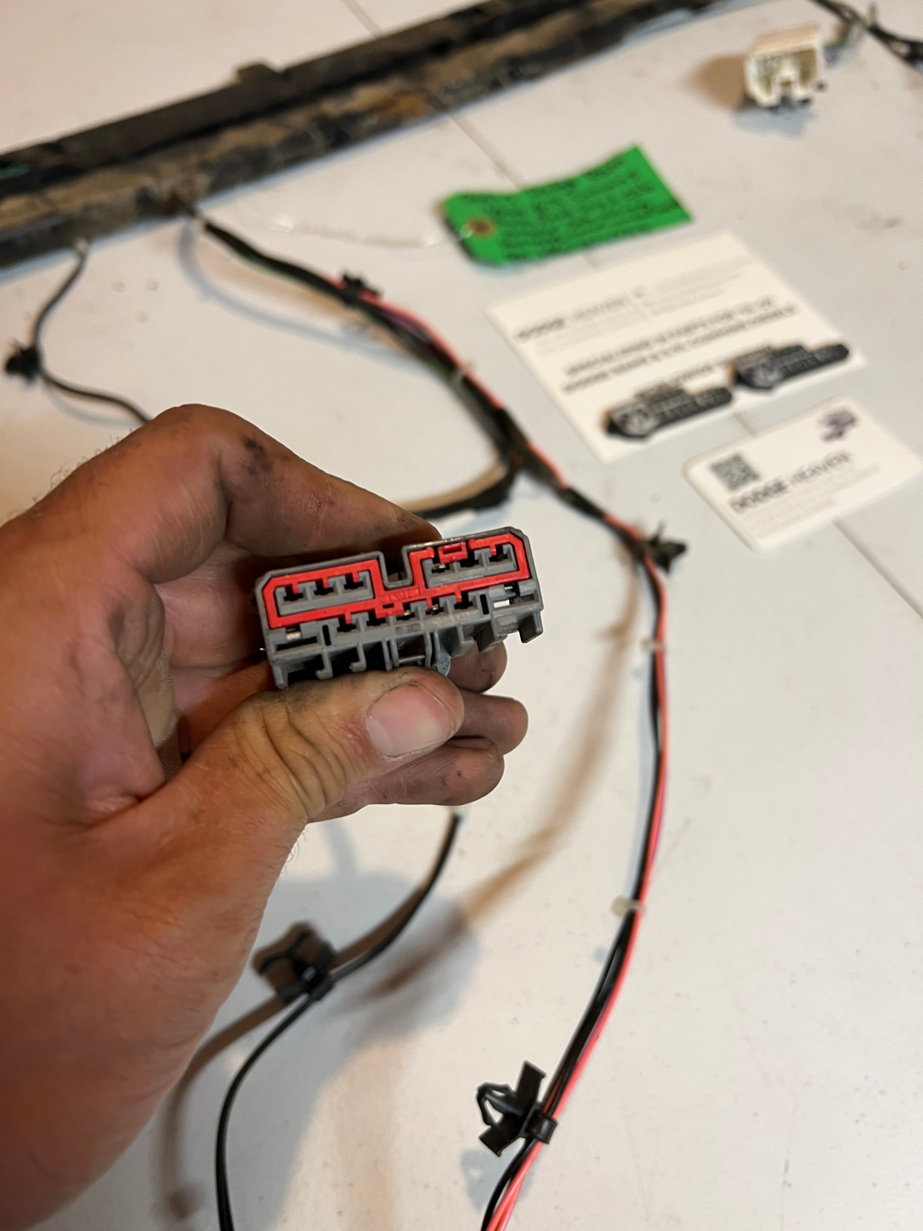 2007.5-2007.5 2007.5 Dodge Ram 3500 6.7L Cummins Interior Cab Wiring Harness