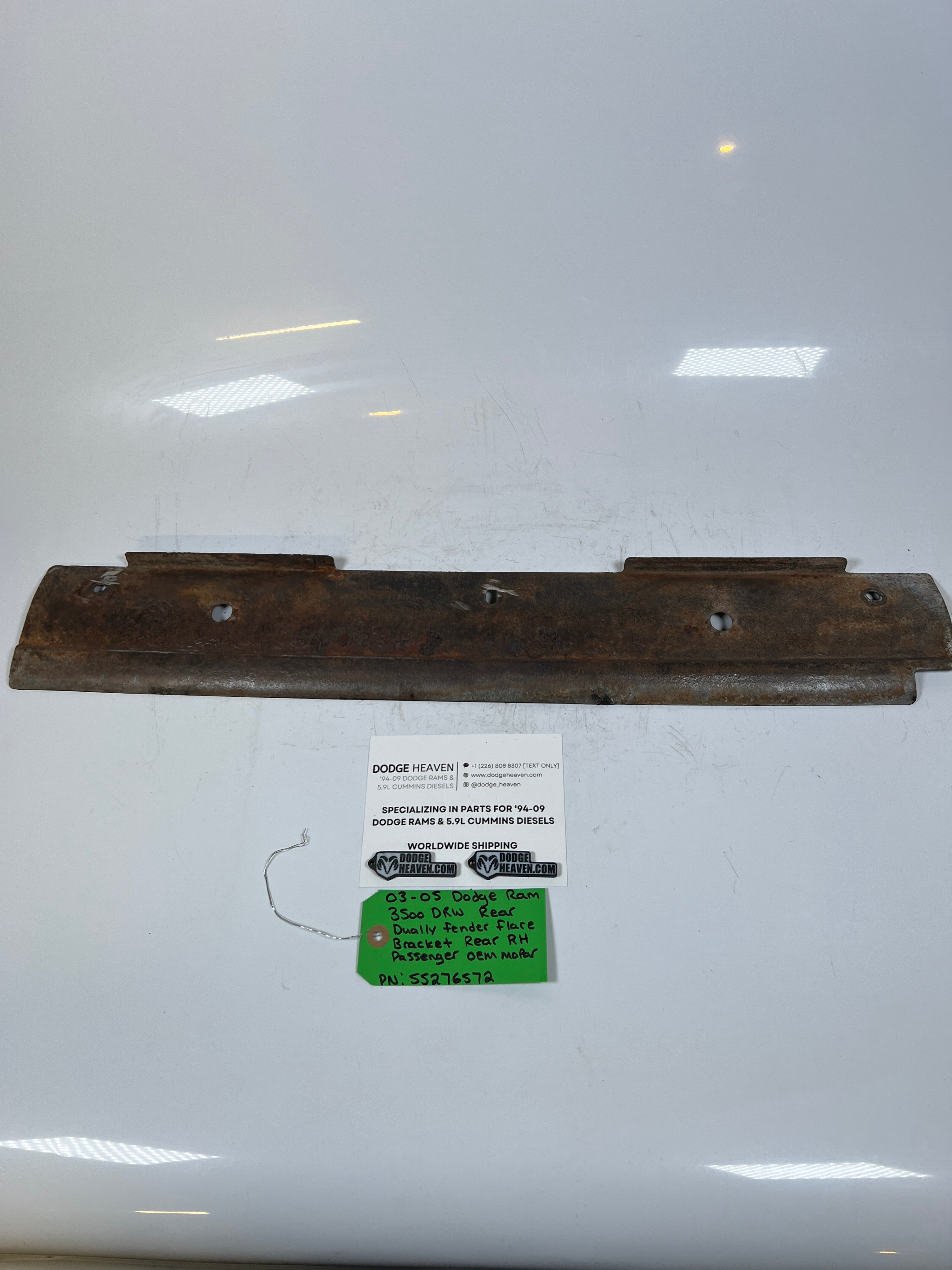 2003-2005 Dodge Ram 3500 Dually Fender Flare Bracket Rear RH