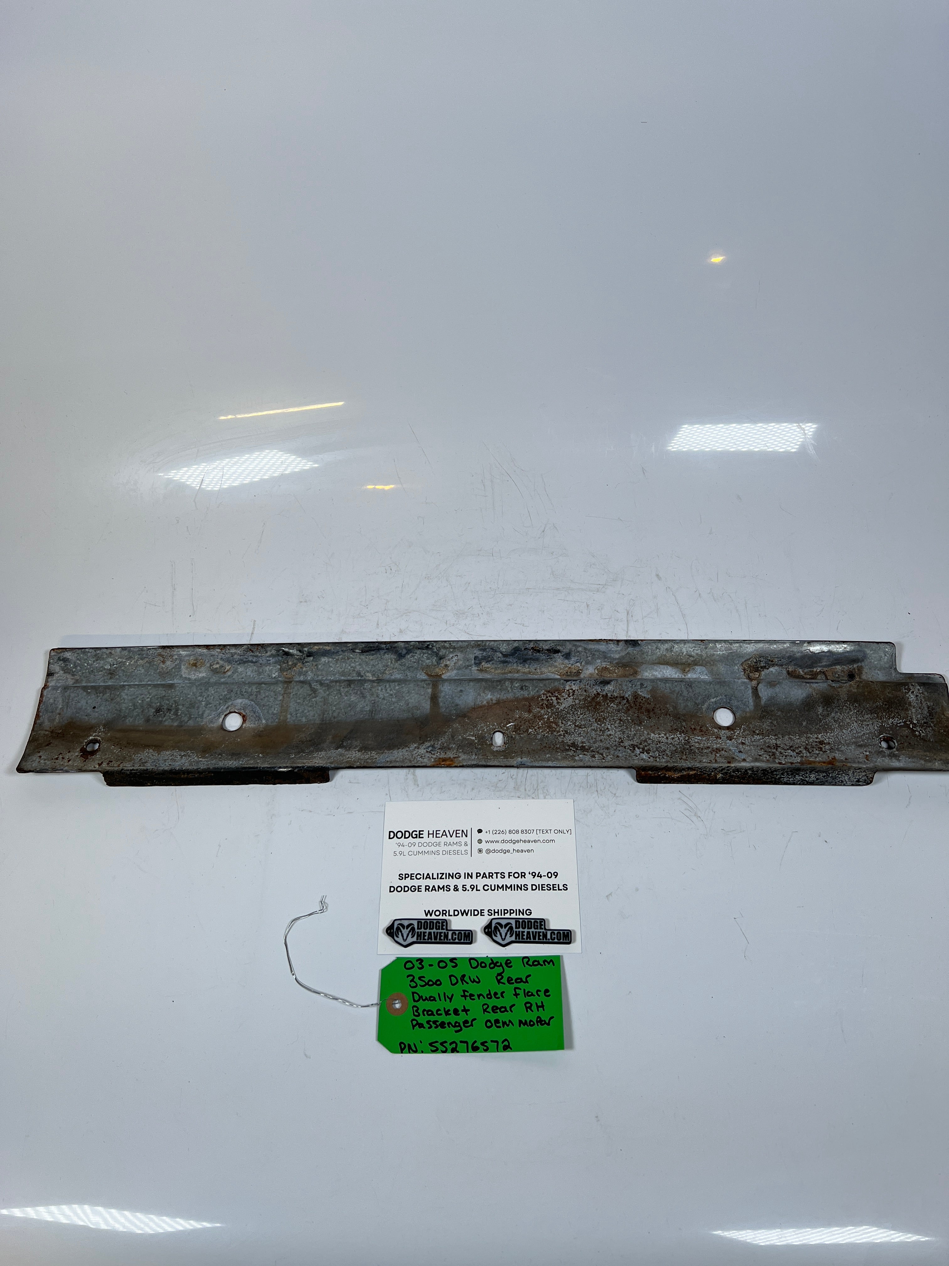 2003-2005 Dodge Ram 3500 Dually Fender Flare Bracket Rear RH