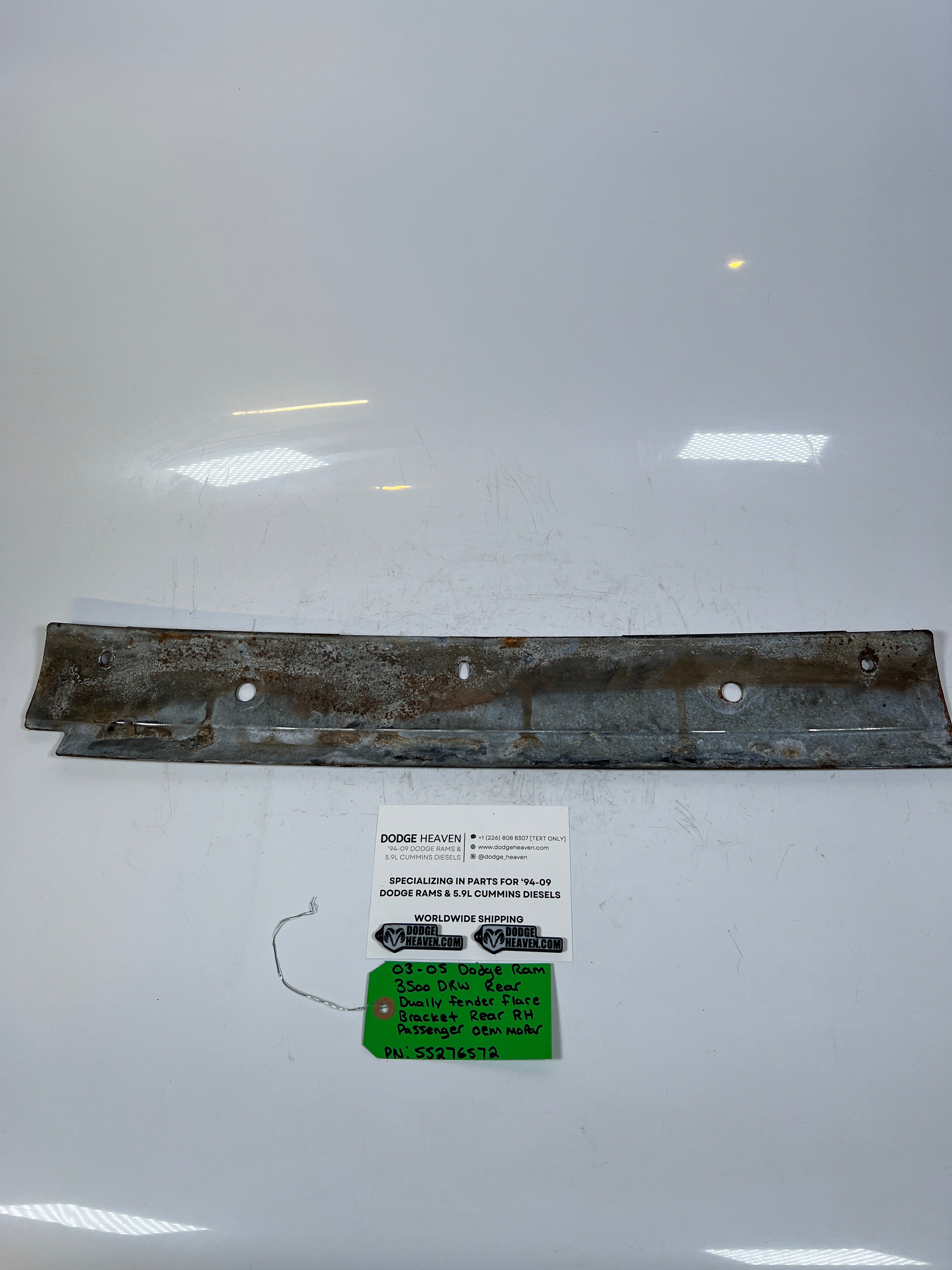2003-2005 Dodge Ram 3500 Dually Fender Flare Bracket Rear RH