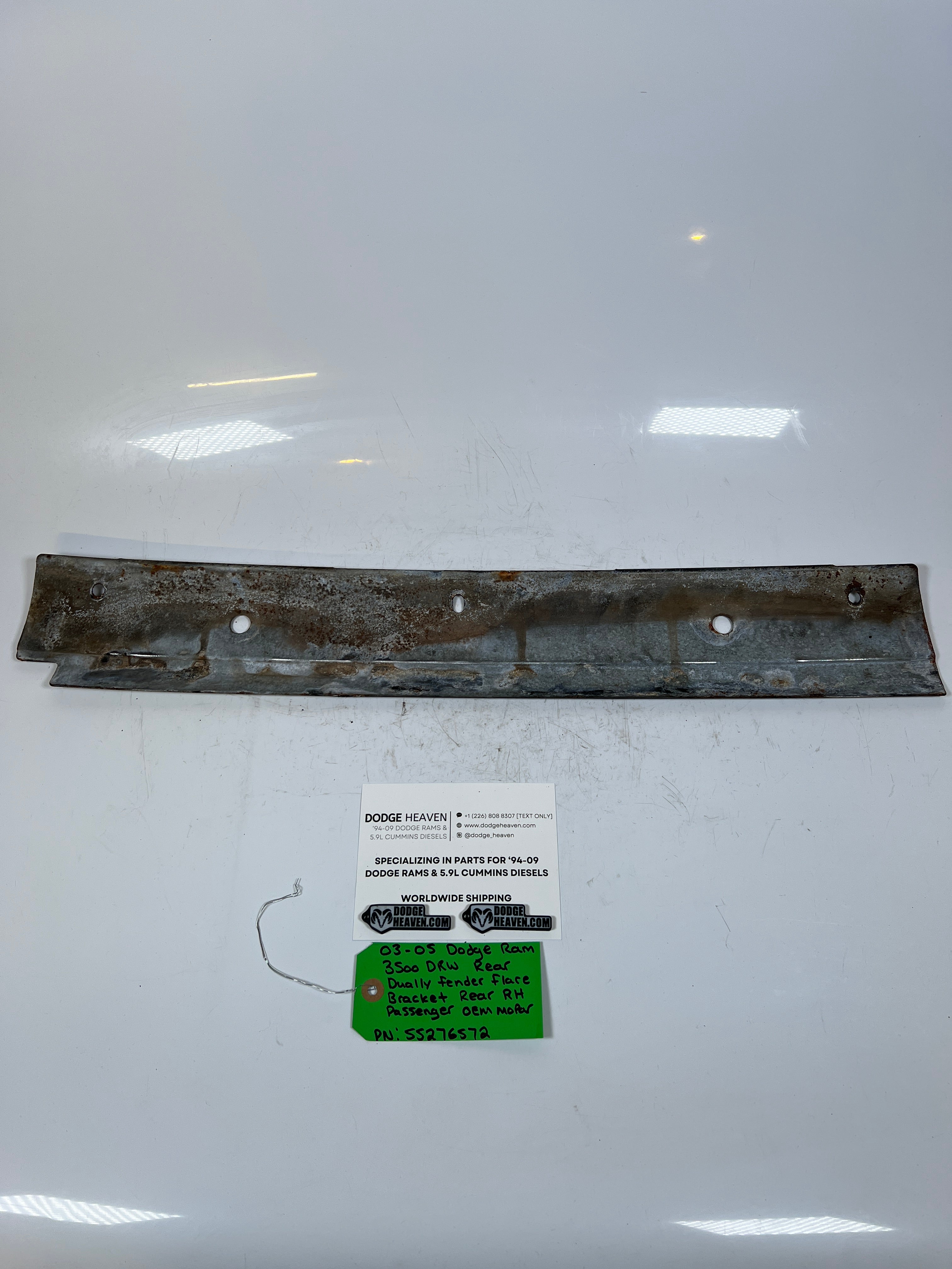 2003-2005 Dodge Ram 3500 Dually Fender Flare Bracket Rear RH